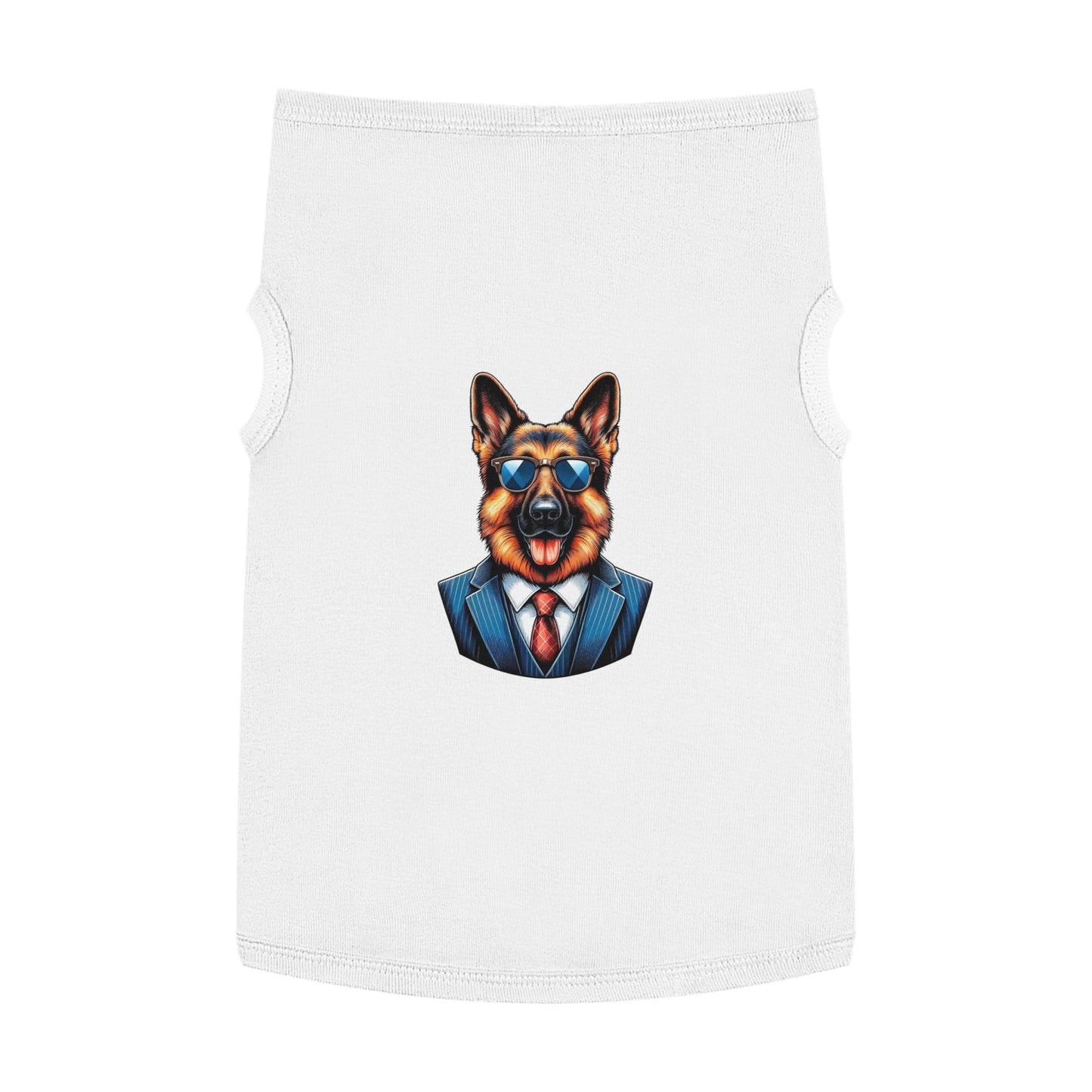 Pet Tank Top German Shepherd Pets Printify XL White 