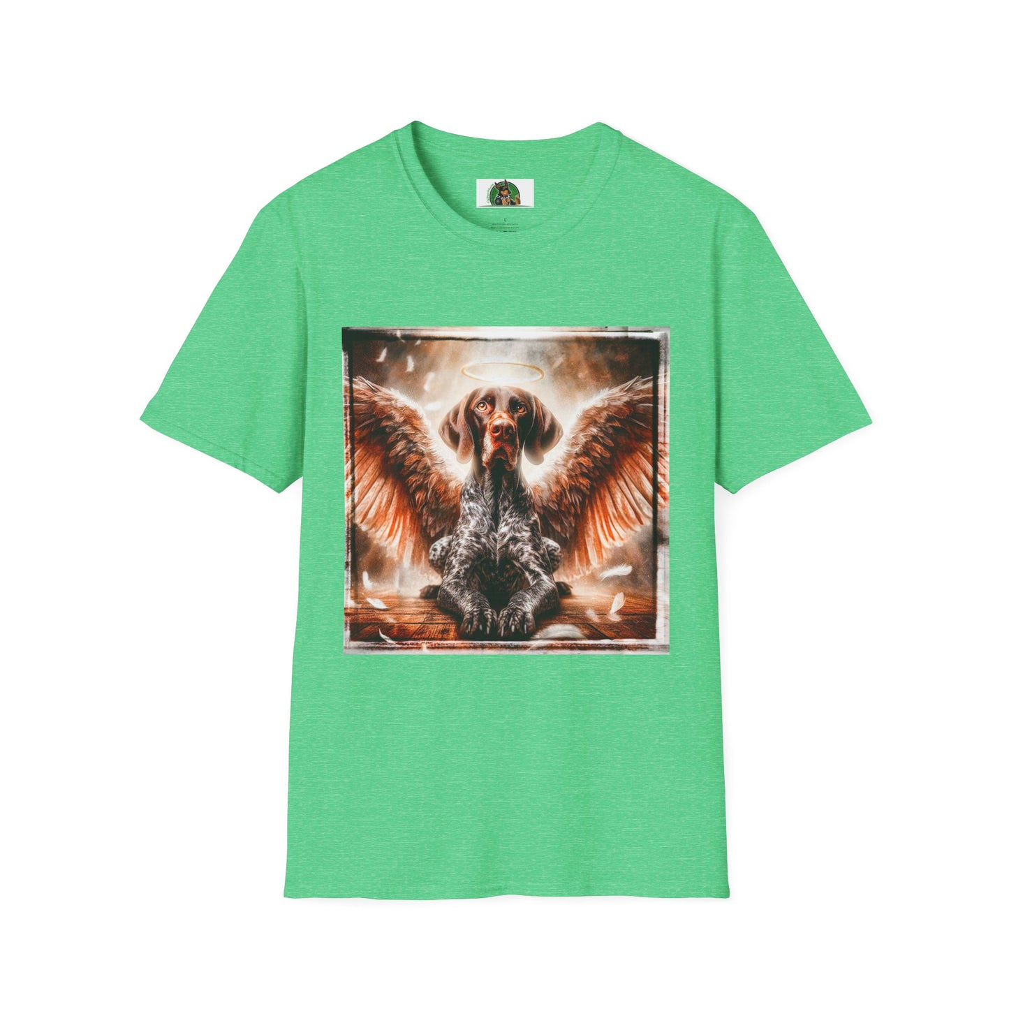 German Shorthaired Pointer T-Shirt Printify S Heather Irish Green 