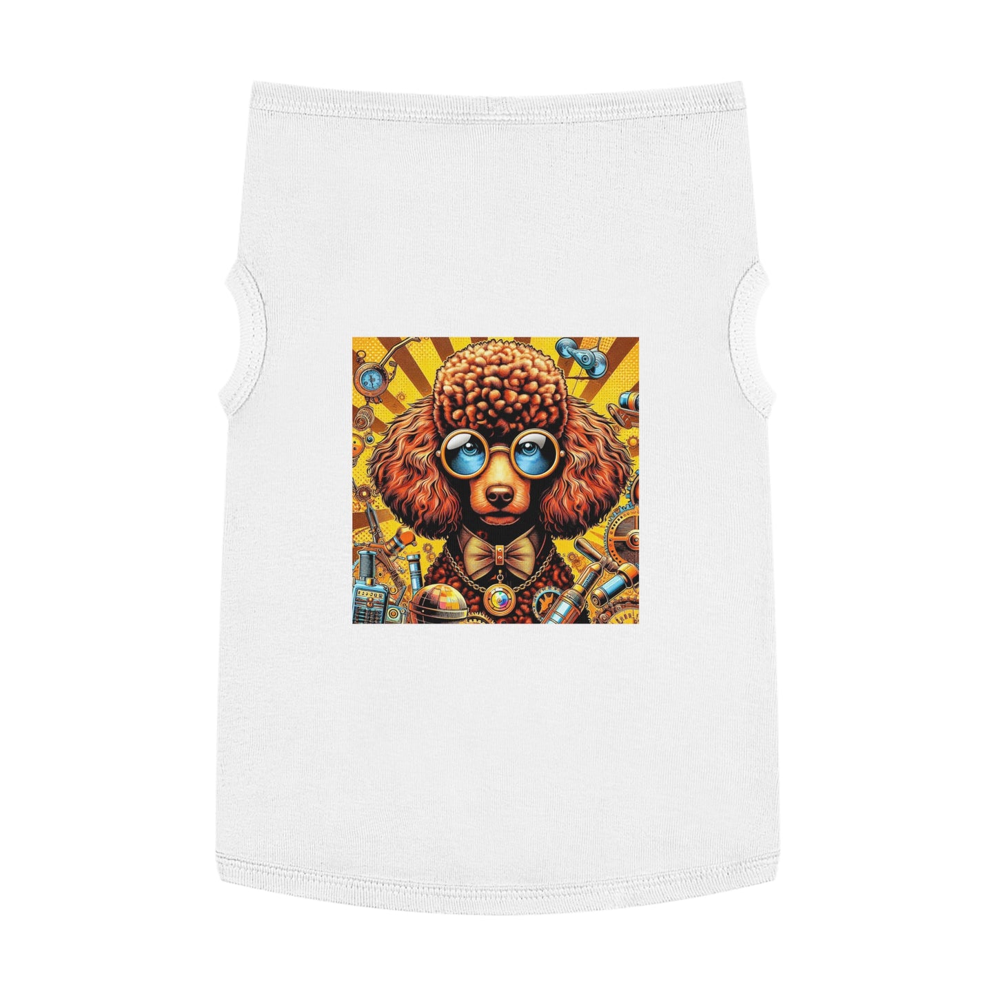 Pet Tank Top Poodle Pets Printify   