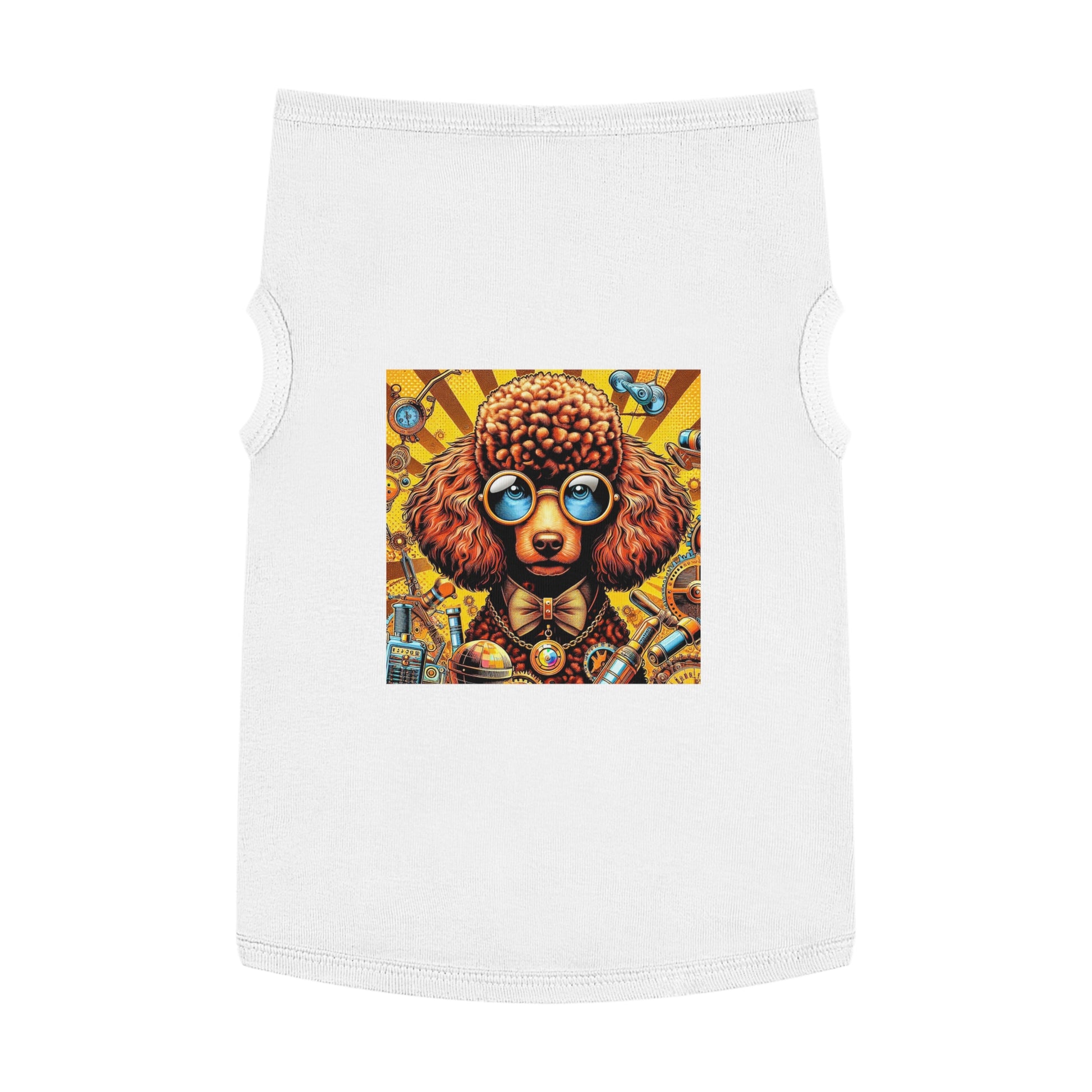 Pet Tank Top Poodle Pets Printify   