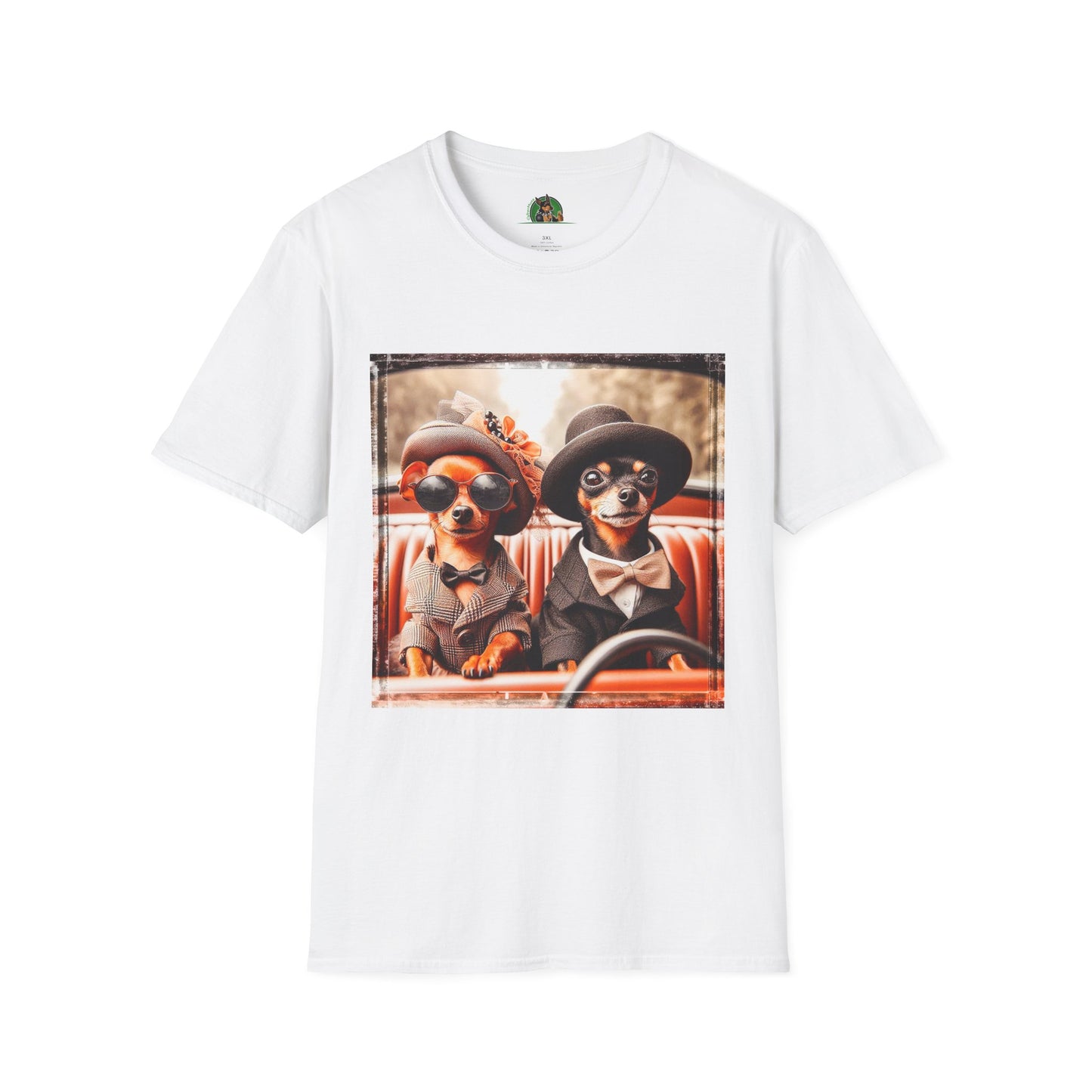 Wacky Min Pin T-Shirt T-Shirt Printify XS White 