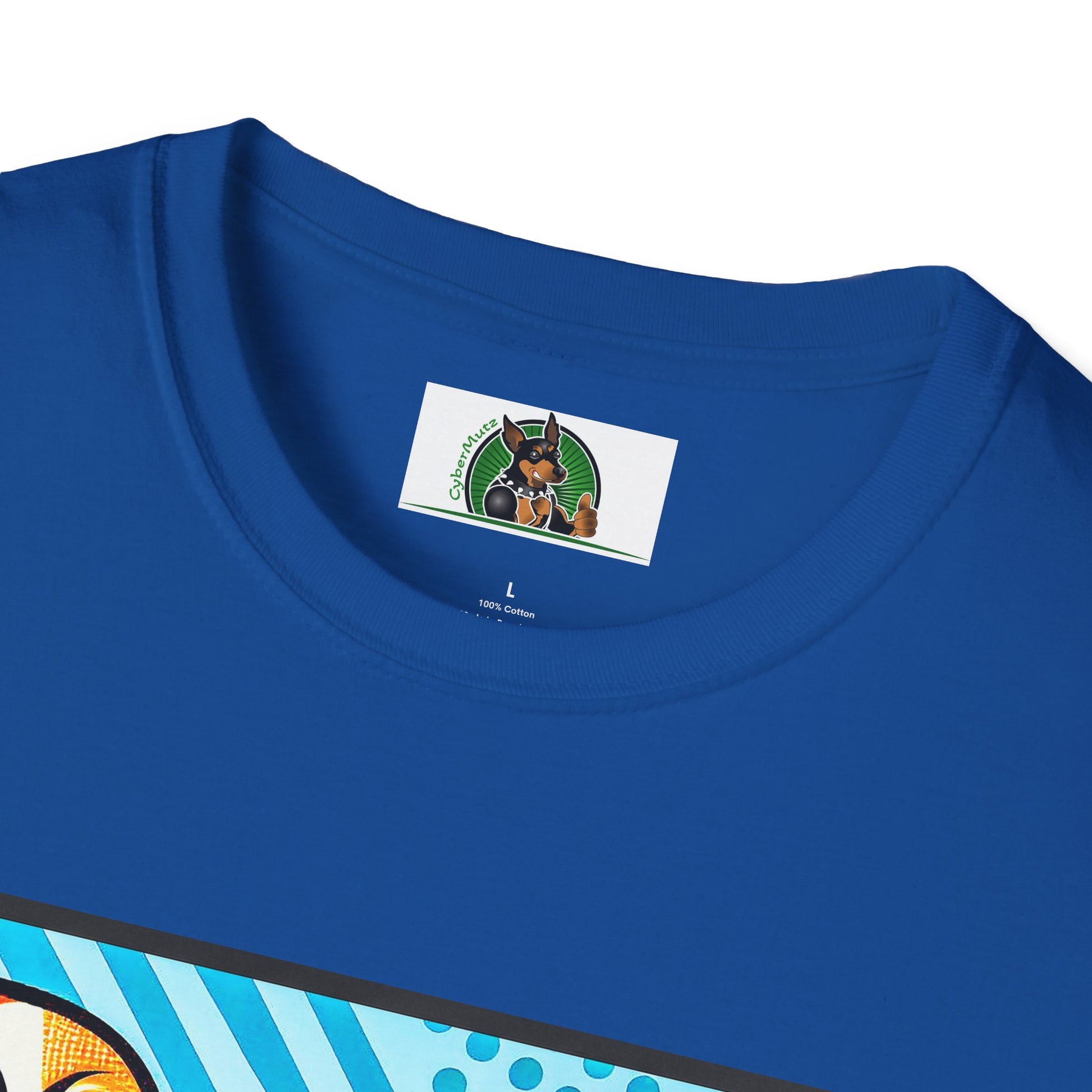 Basset Hound Colorful Couple Pop Art Pic T-Shirt Printify