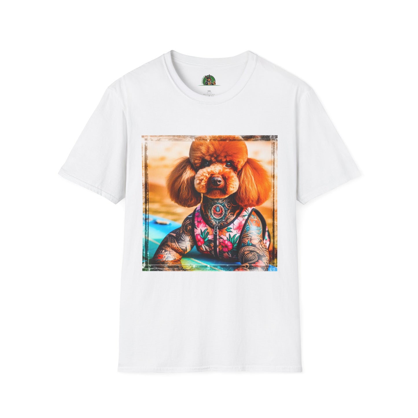 Poodle T-Shirt Printify XS White