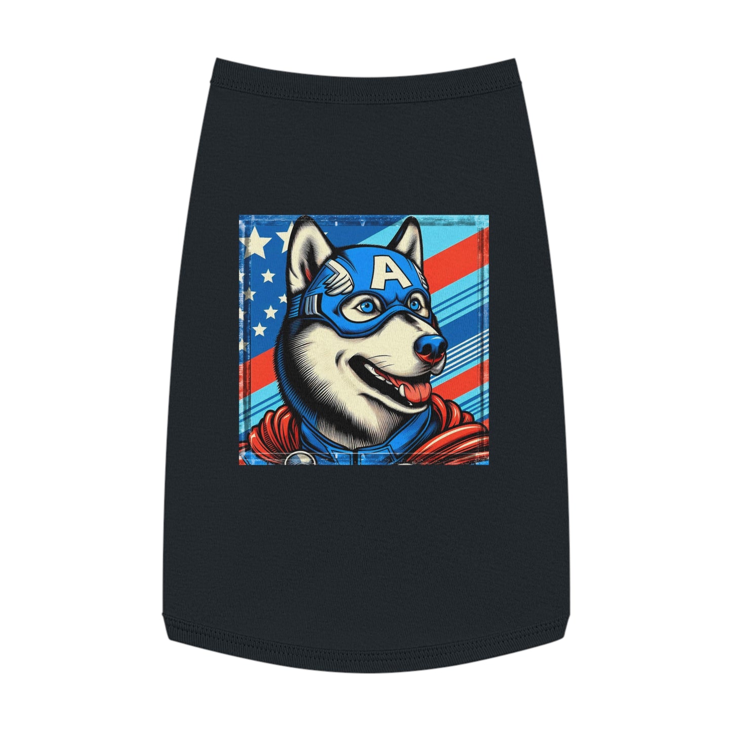 Pet Tank Top Husky Pets Printify L Black