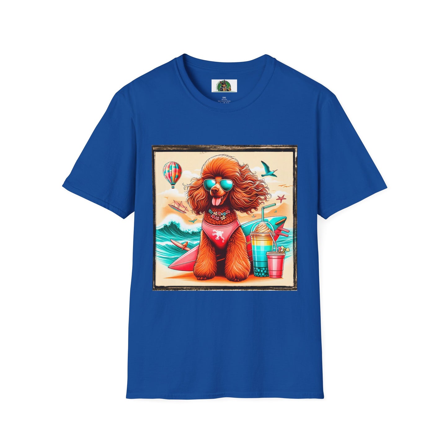 Poodle T-Shirt Printify XS Royal