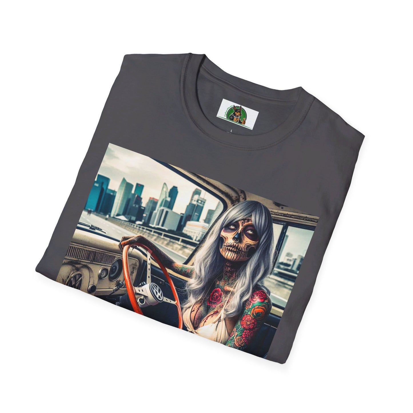 Zombie Girl T-Shirt Printify   