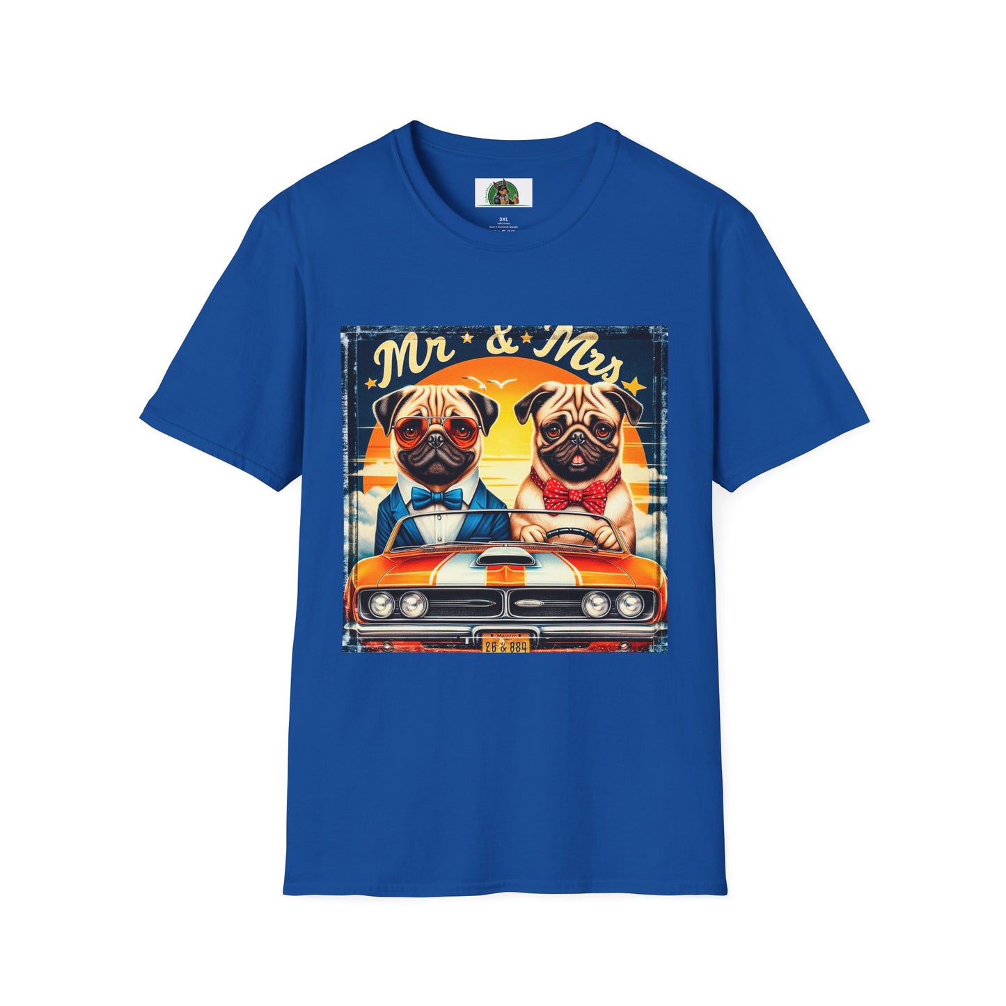 Wacky Pugs T-Shirt Printify XS Royal 