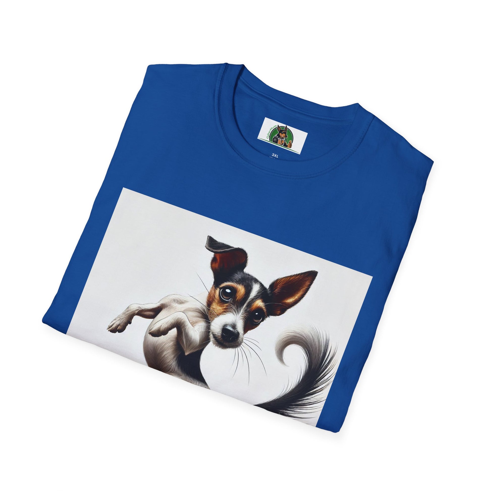 Dancing Rat Terrier T-Shirt T-Shirt Printify