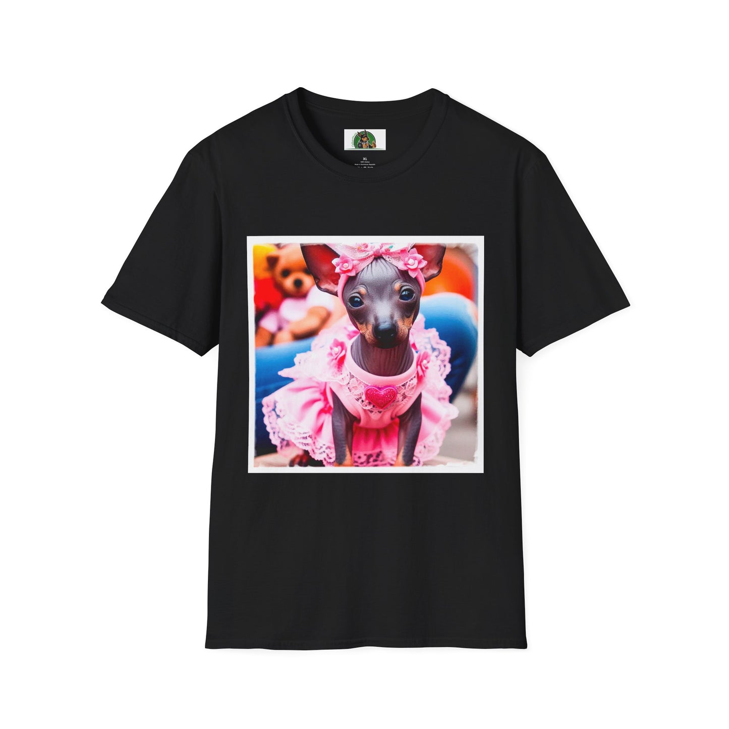 Mexican Hairless Dog T-Shirt Printify XS Black 