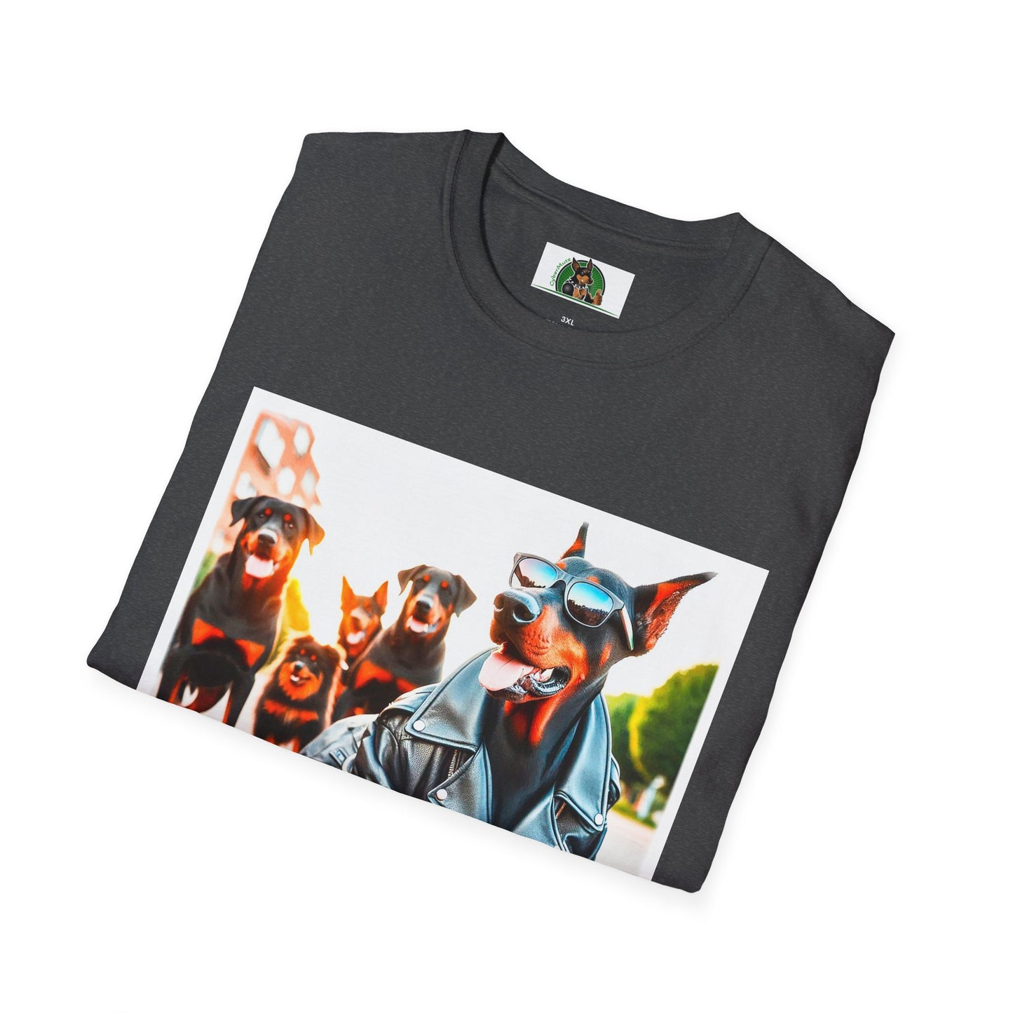 Doberman T-Shirt Printify