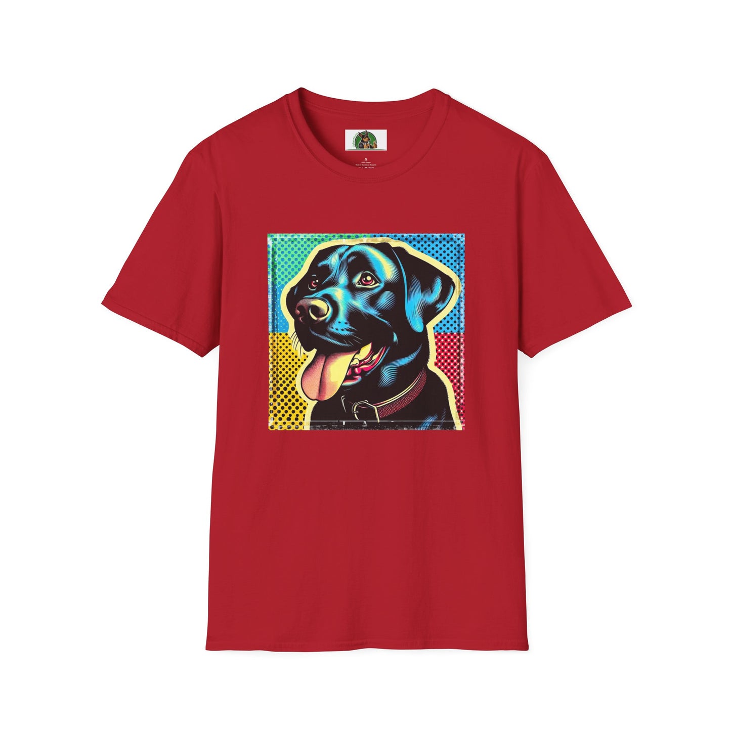 Labrador Retriever T-Shirt Printify S Cherry Red 