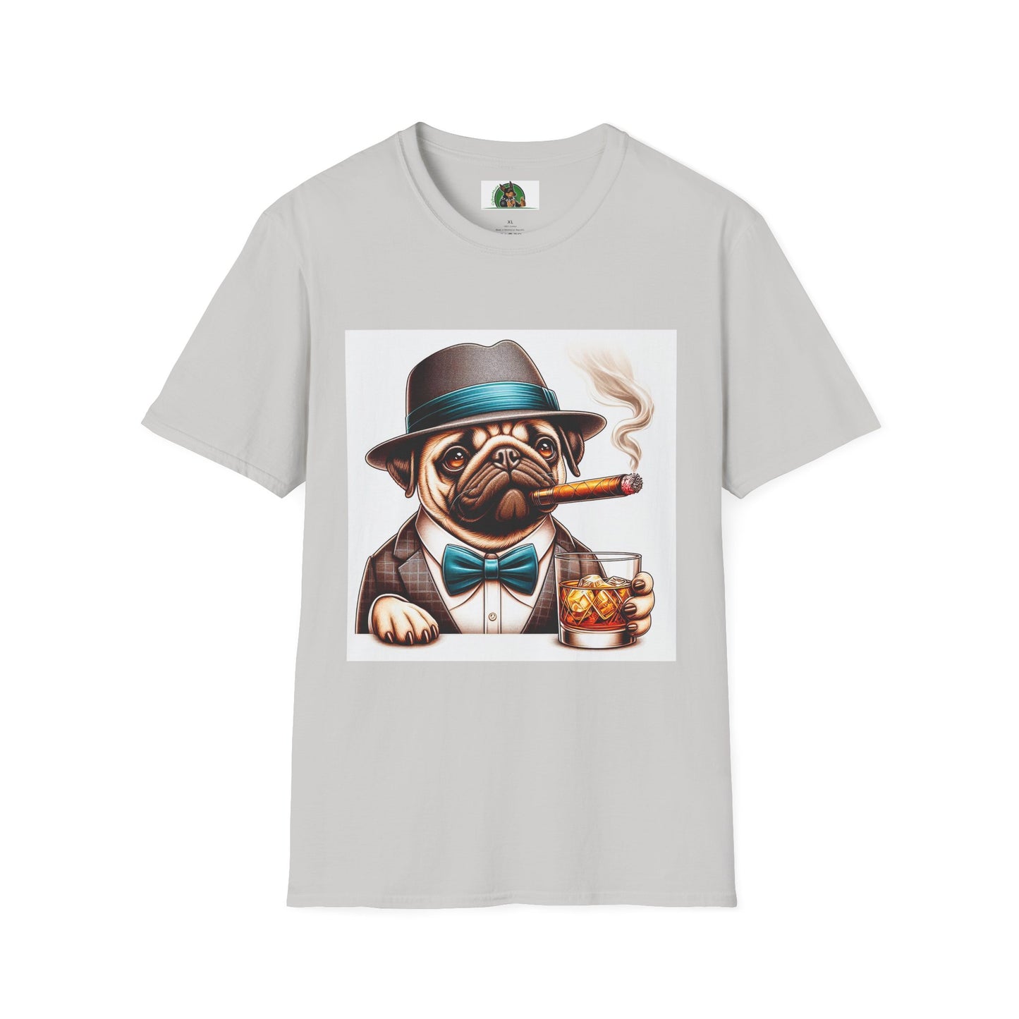 Pugs T-Shirt Printify S Ice Grey 