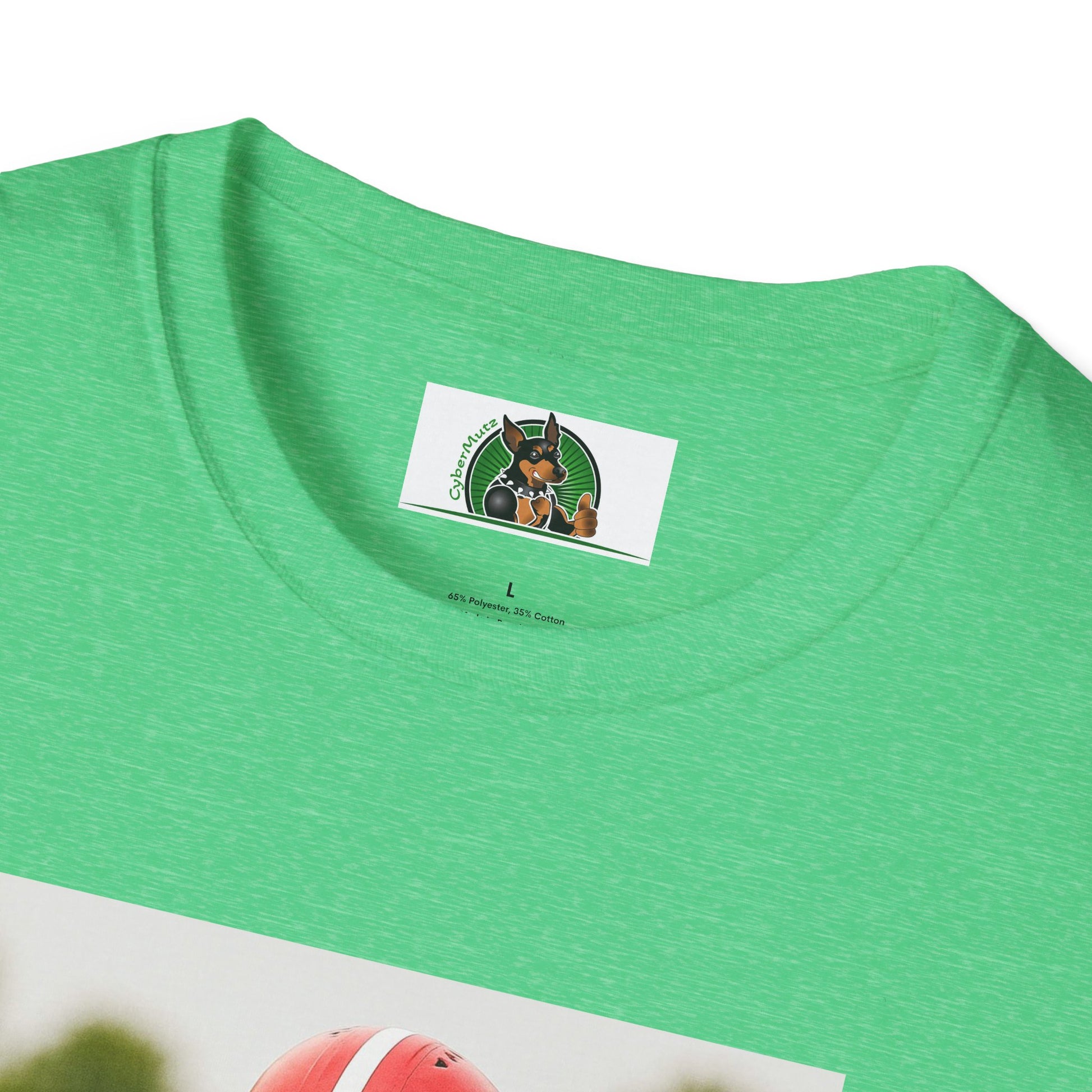 German Shorthaired Pointer Football T-Shirt — GSP Sports Tee T-Shirt Printify