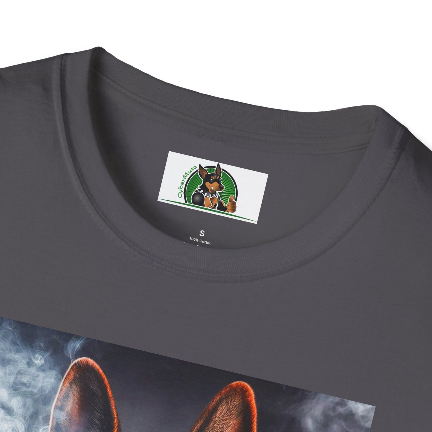 German Shepherd gambling puppy T-Shirt Printify