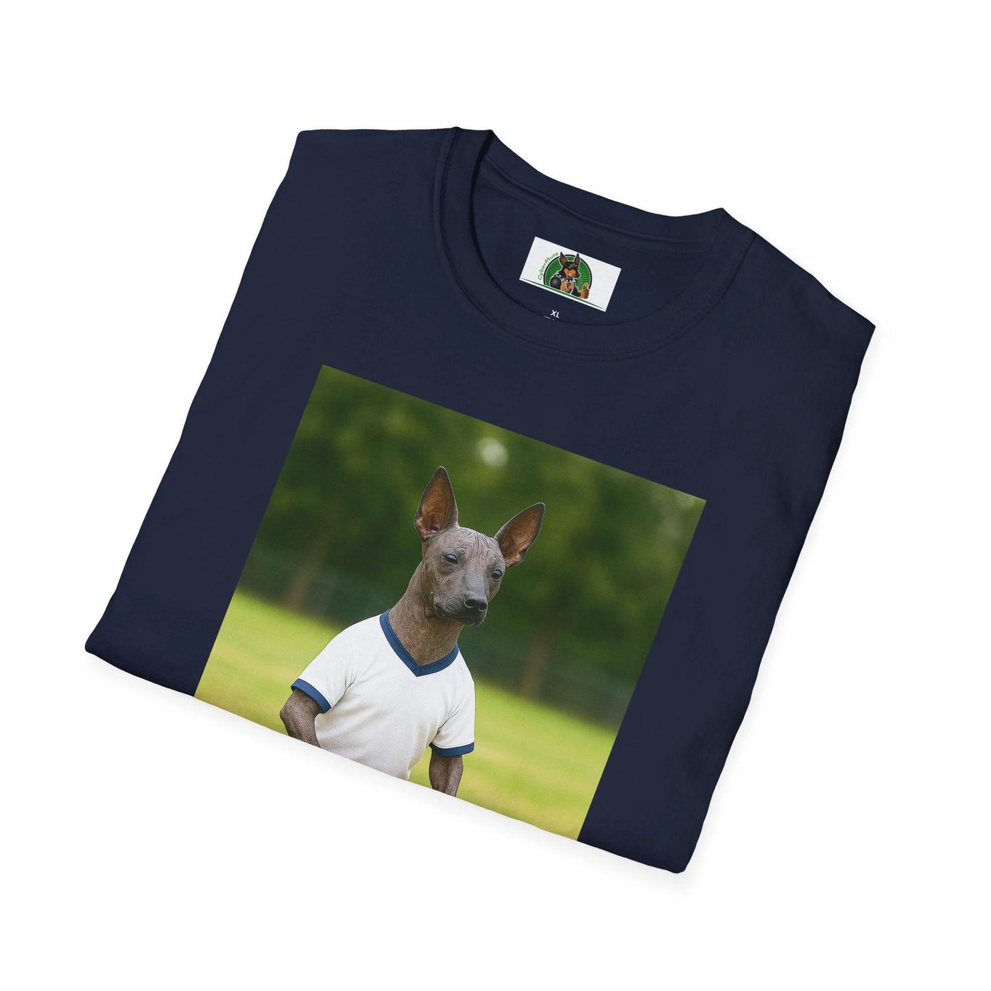 Mexican Hairless Dog Soccer T-Shirt — Dog Lover Sports Tee T-Shirt Printify