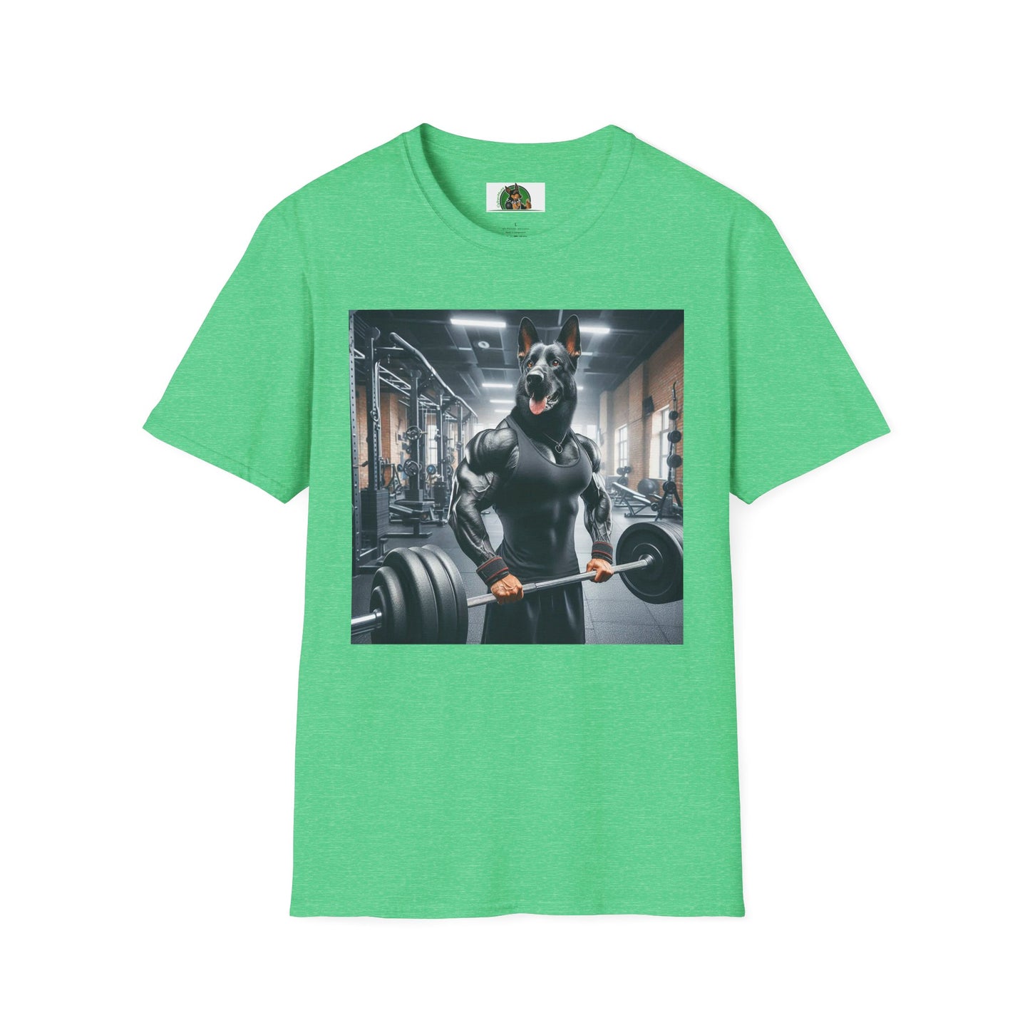 German Shepherd trainer T-Shirt Printify Heather Irish Green S