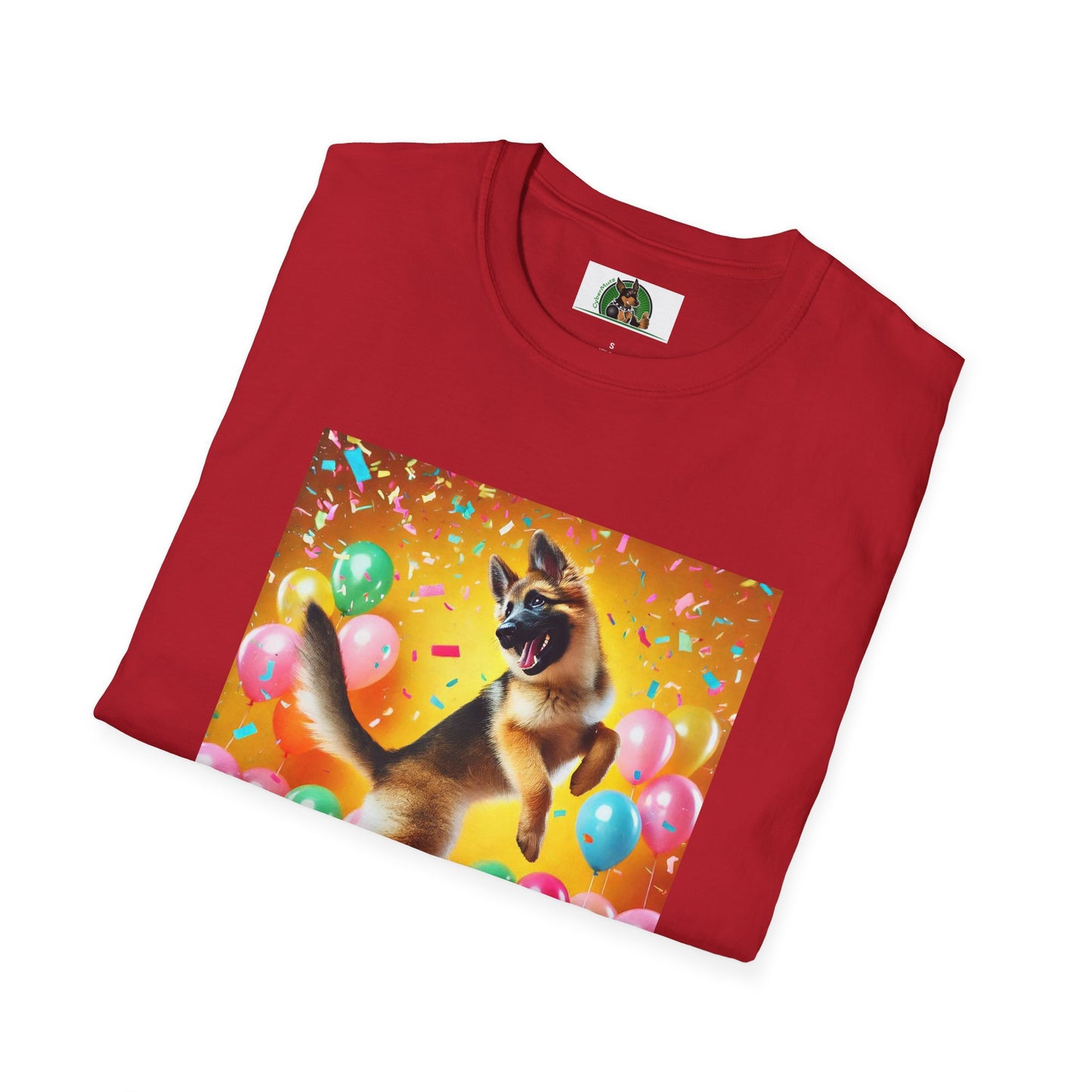 German Shepherd T-Shirt - Dancing Dog Design