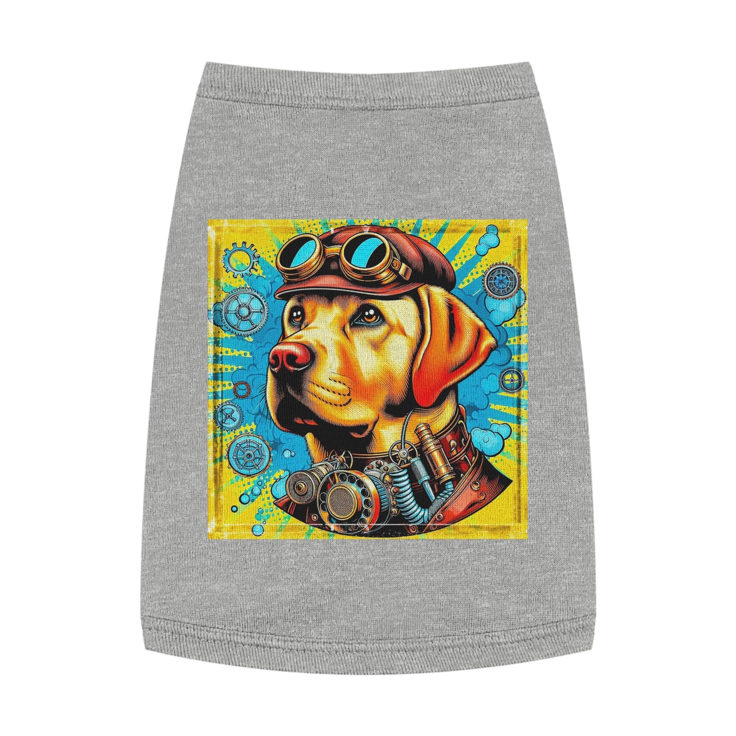 Pet Tank Top Labrador Retriever Pets Printify M Heather 