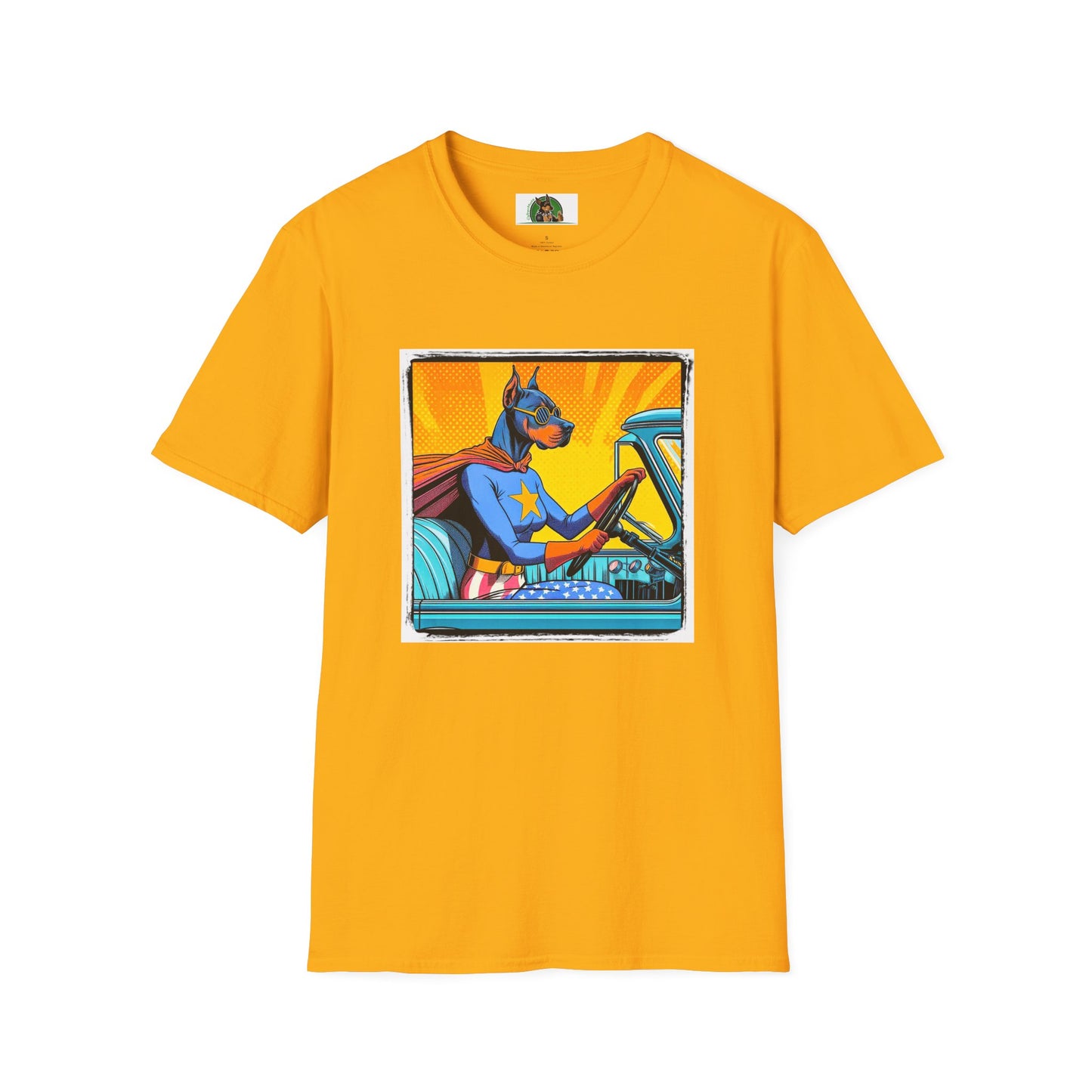 Great Dane T-Shirt Printify S Gold