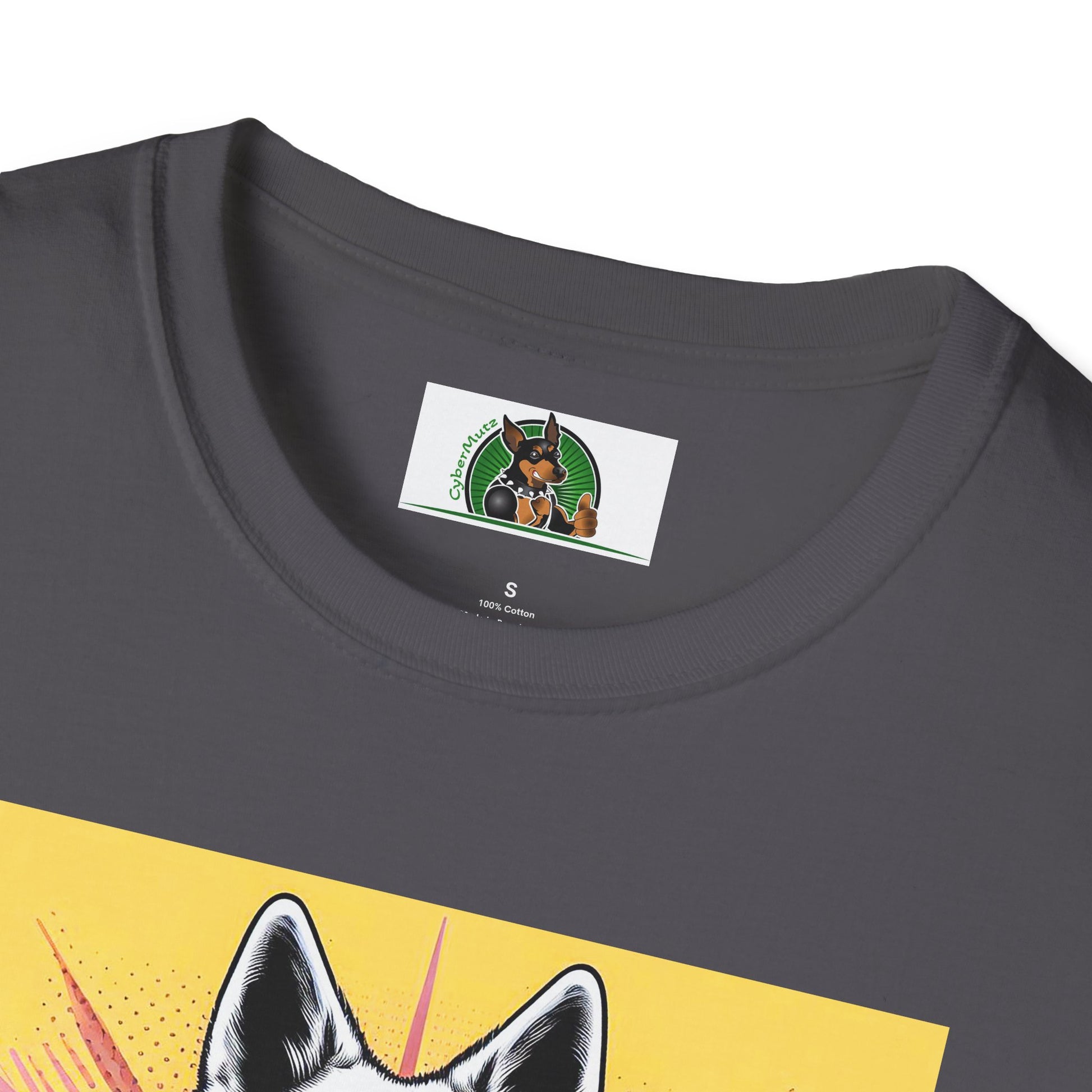 German Shepherd arms and flexing shirt T-Shirt Printify