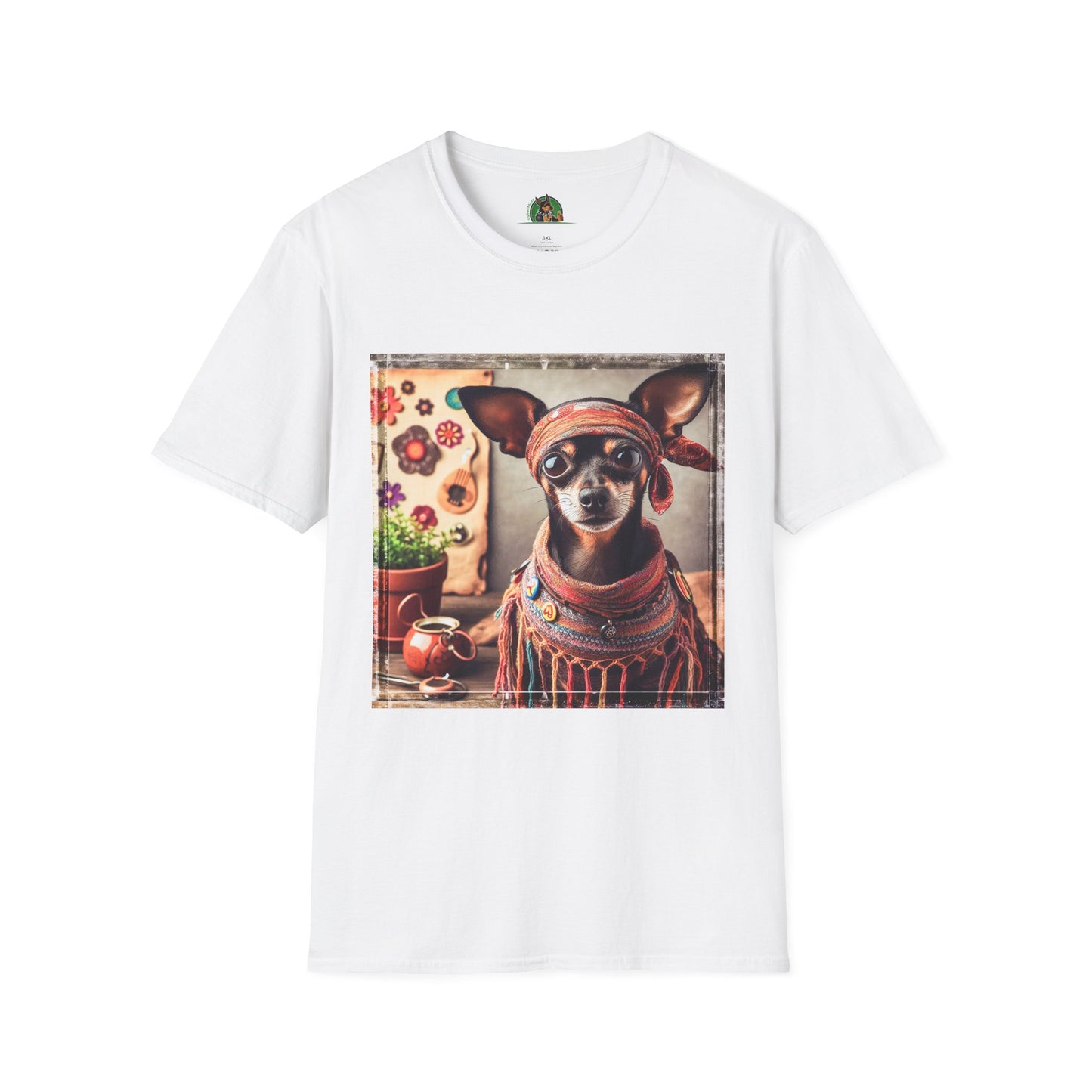 Min Pin T-Shirt T-Shirt Printify XS White