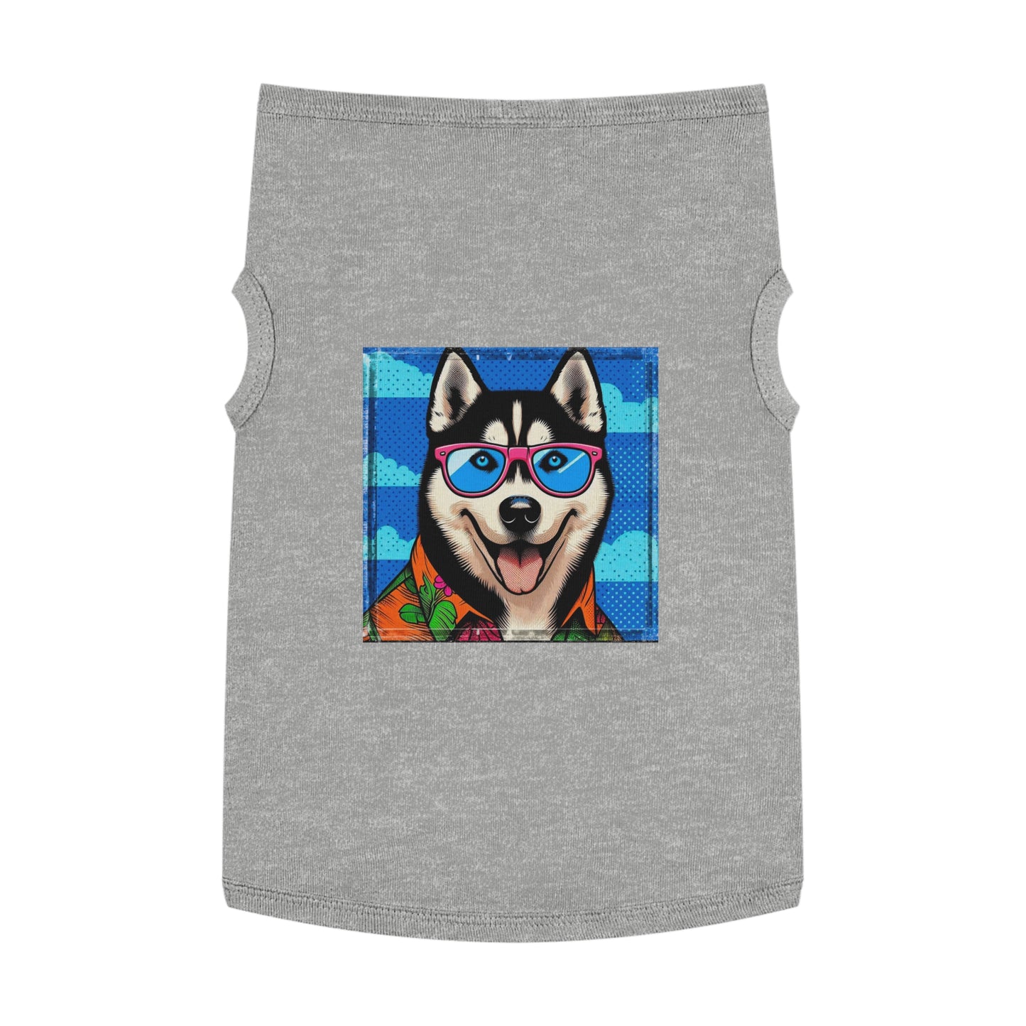 Pet Tank Top Husky Pets Printify XL Heather