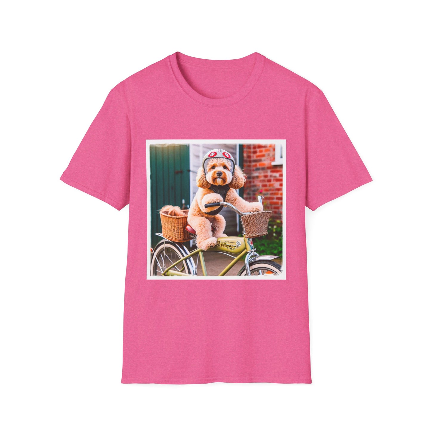 CockerPoo T-Shirt Printify S Heather Heliconia