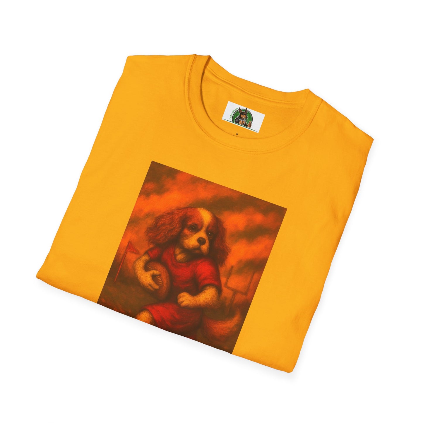 Unisex T-Shirt Cavalier King Charles Football Sports Design