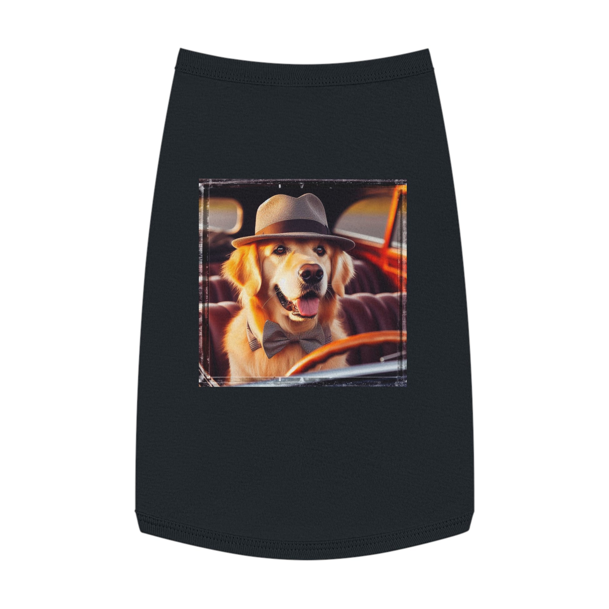 Golden Retriever pet tank top Pets Printify   