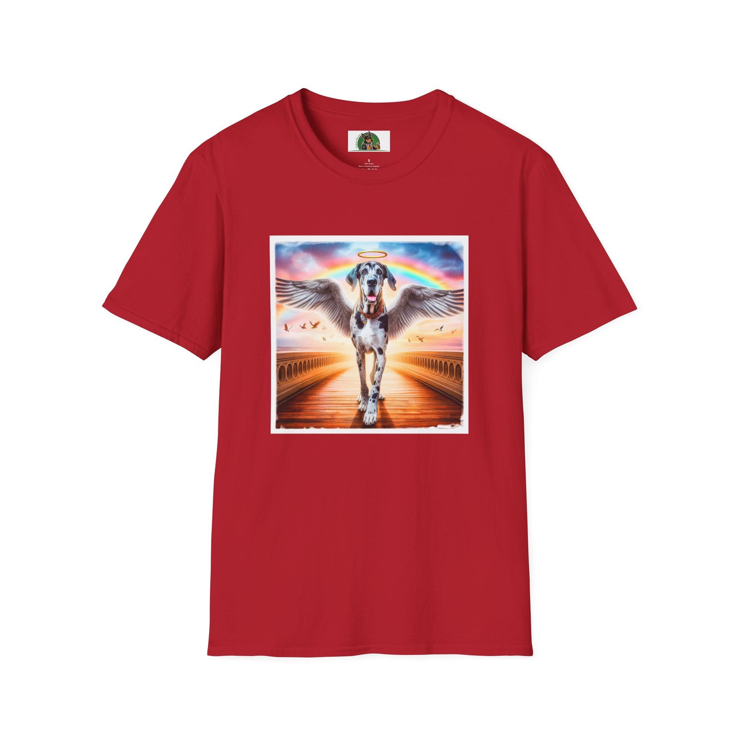 Great Dane T-Shirt Printify S Cherry Red