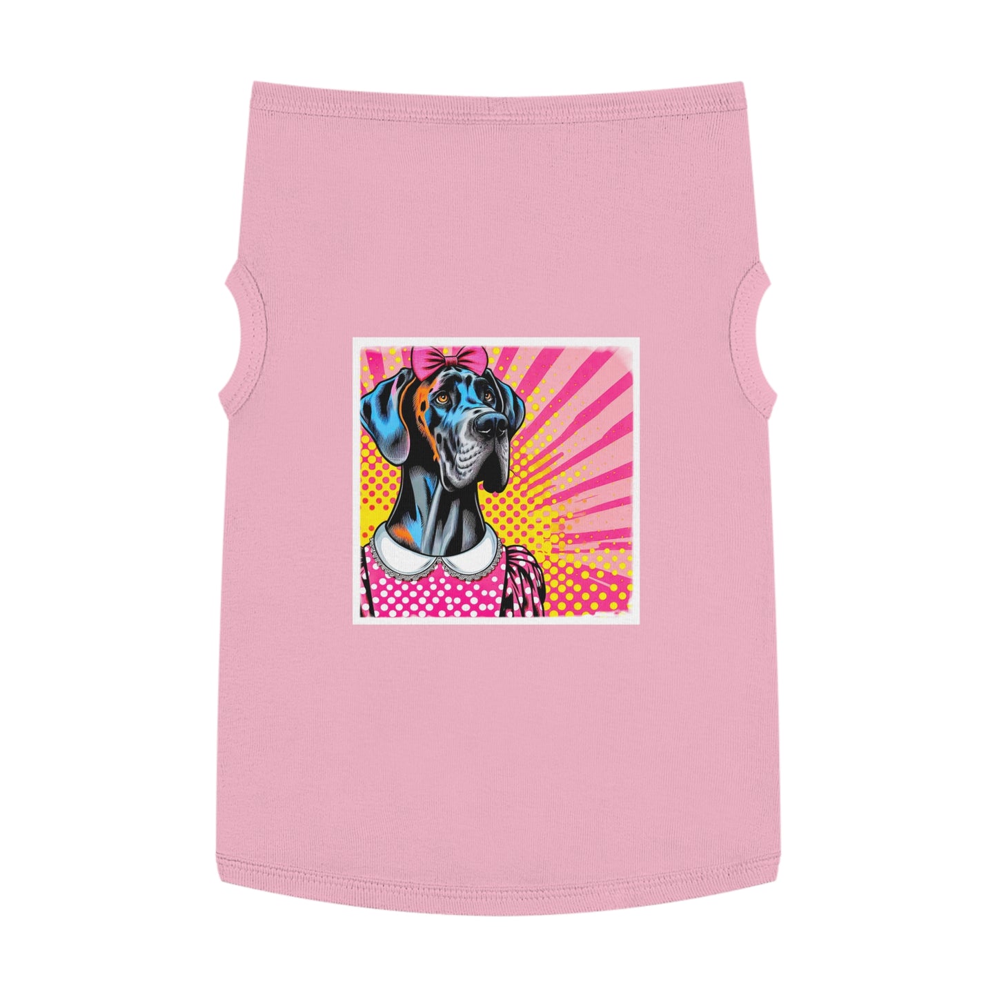 Pet Tank Top Great Dane Pets Printify XL Pink