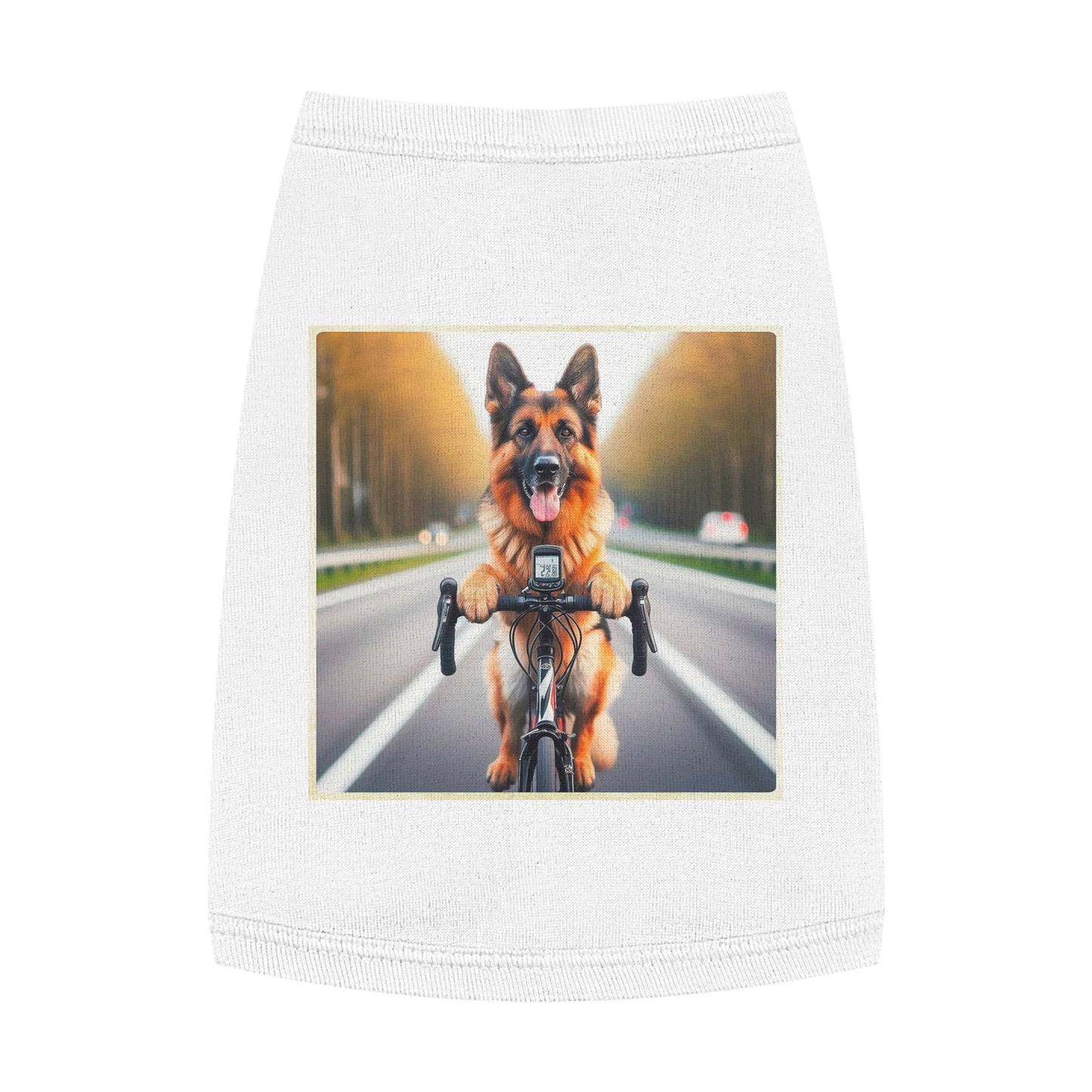 Pet Tank Top German Shepherd Pets Printify M White