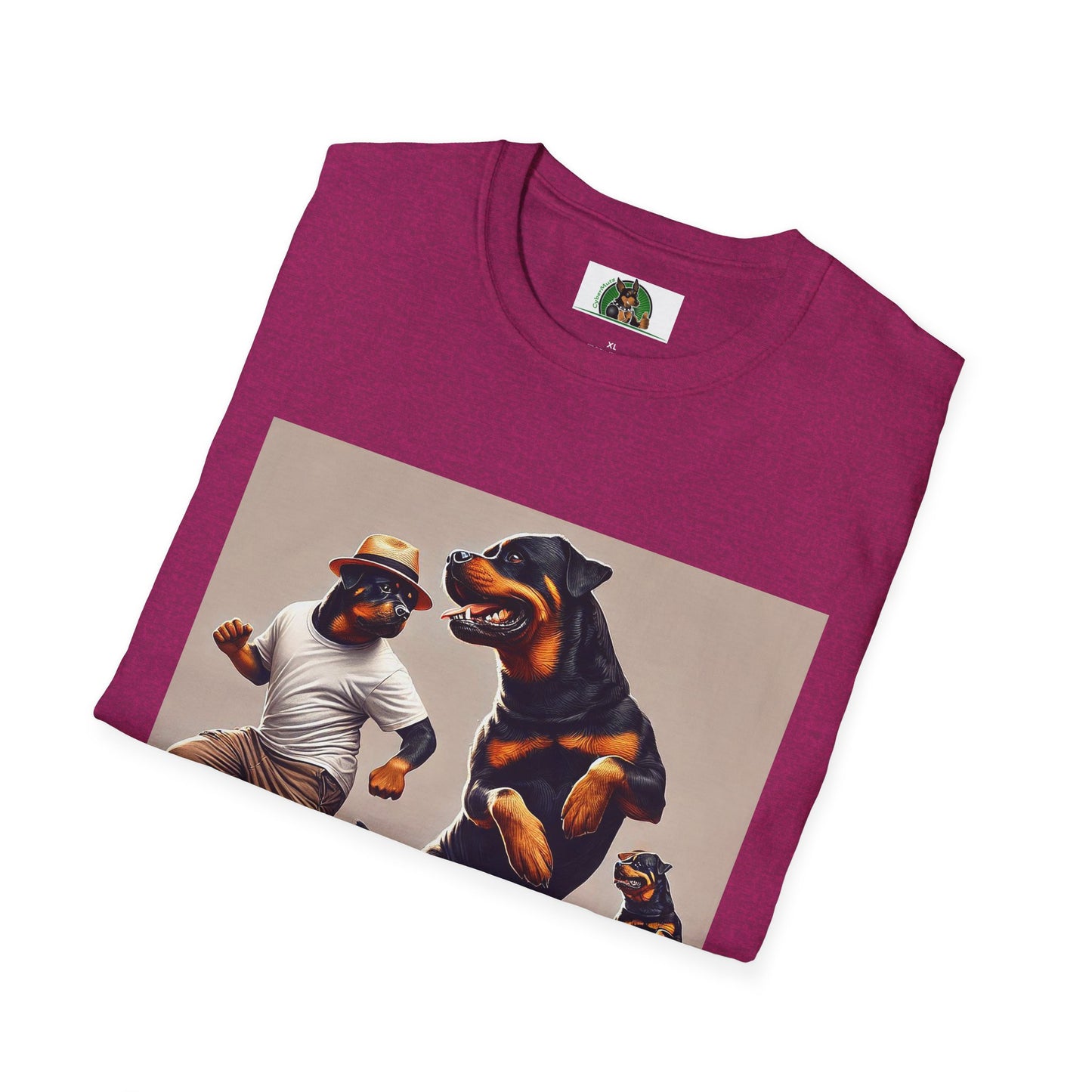 Dancing Rottweiler T-Shirt for Dog Lovers