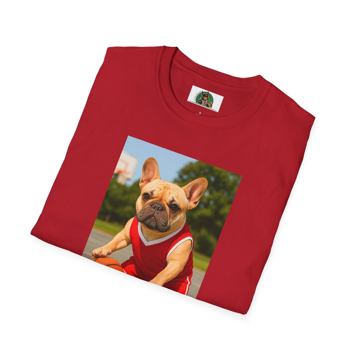 Sports Basketball French Bulldog Tee