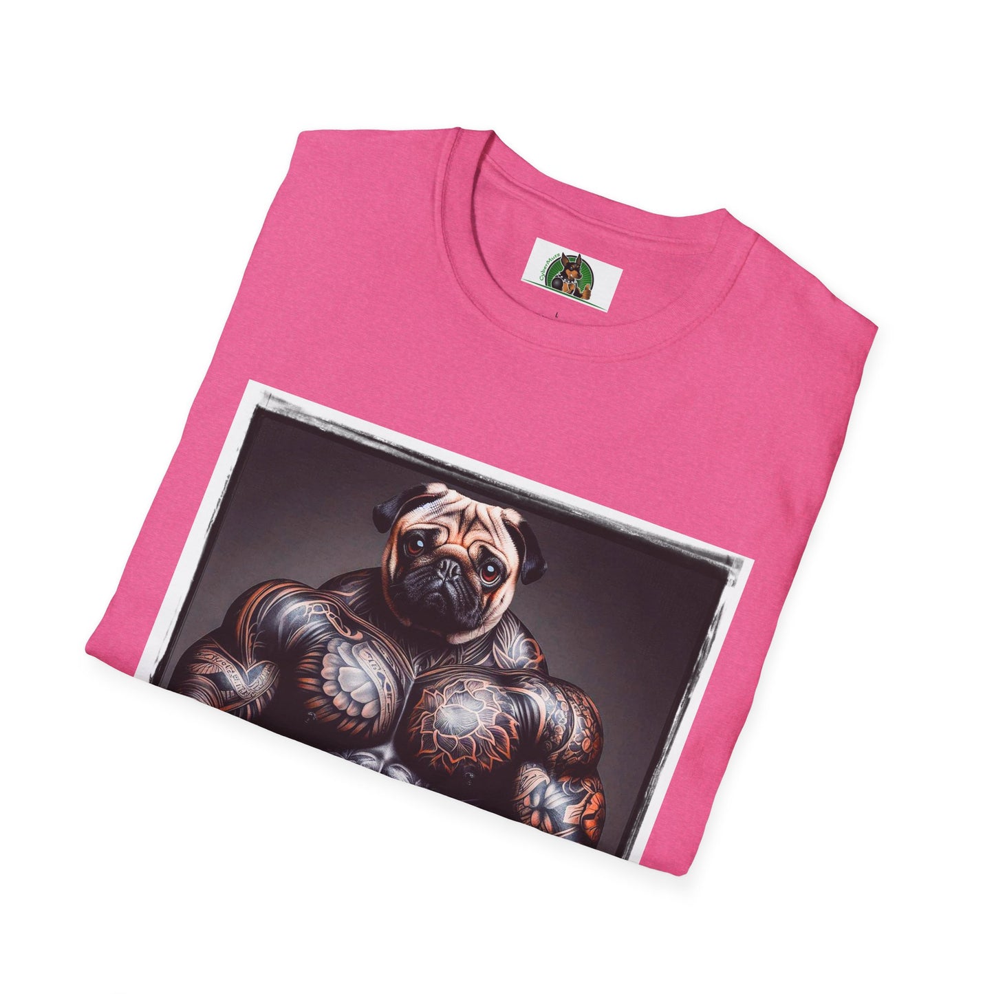 Pugs T-Shirt Printify   