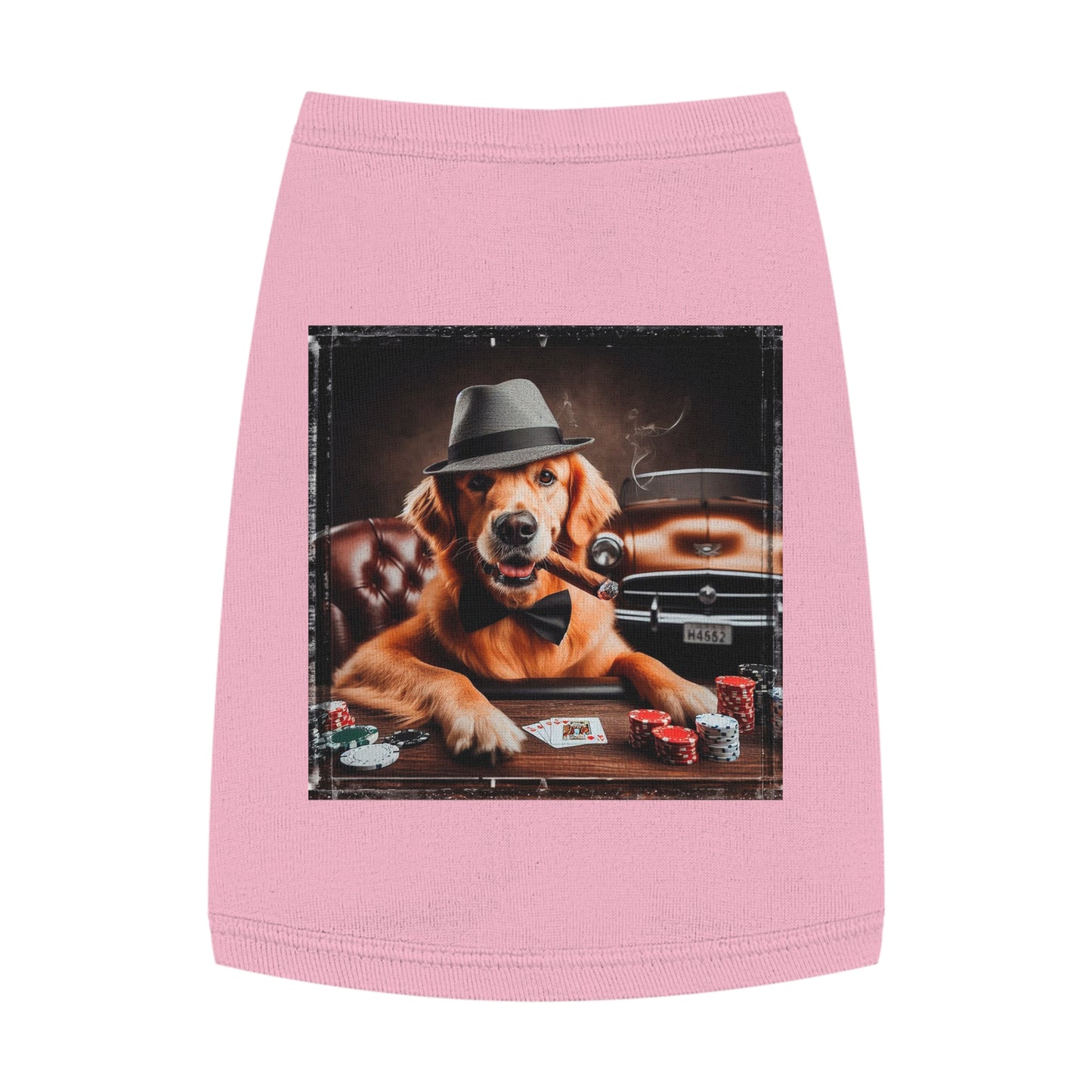 Golden Retriever pet tank top Pets Printify   