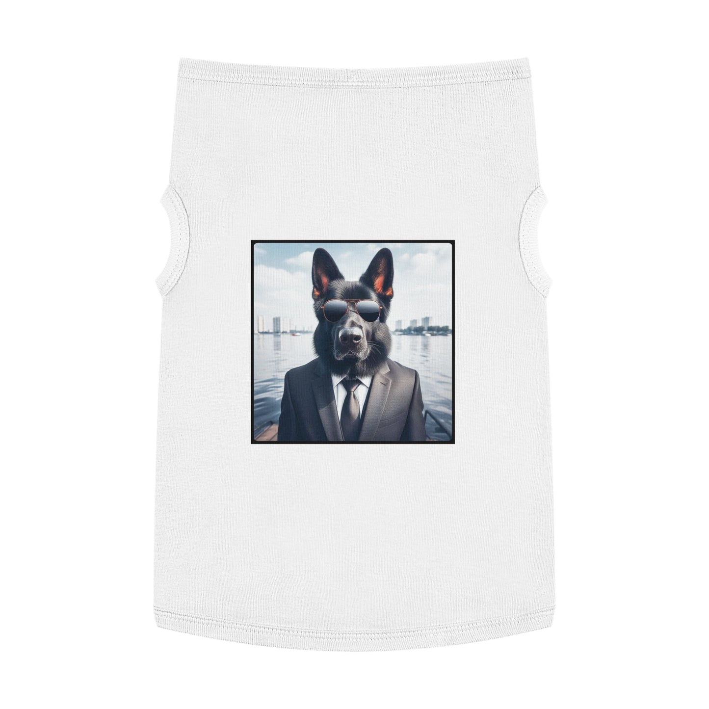 Pet Tank Top German Shepherd Pets Printify XL White 