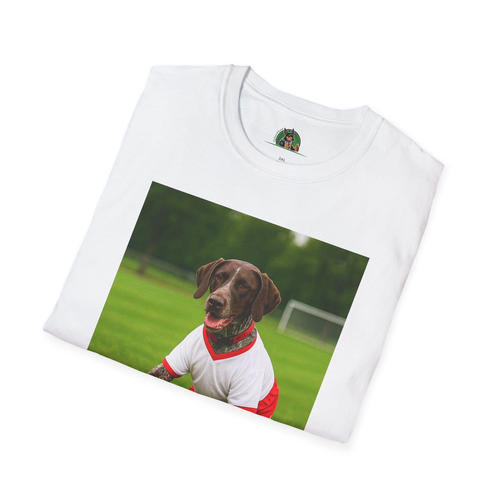 Soccer Sports German Shorthair T-Shirt T-Shirt Printify
