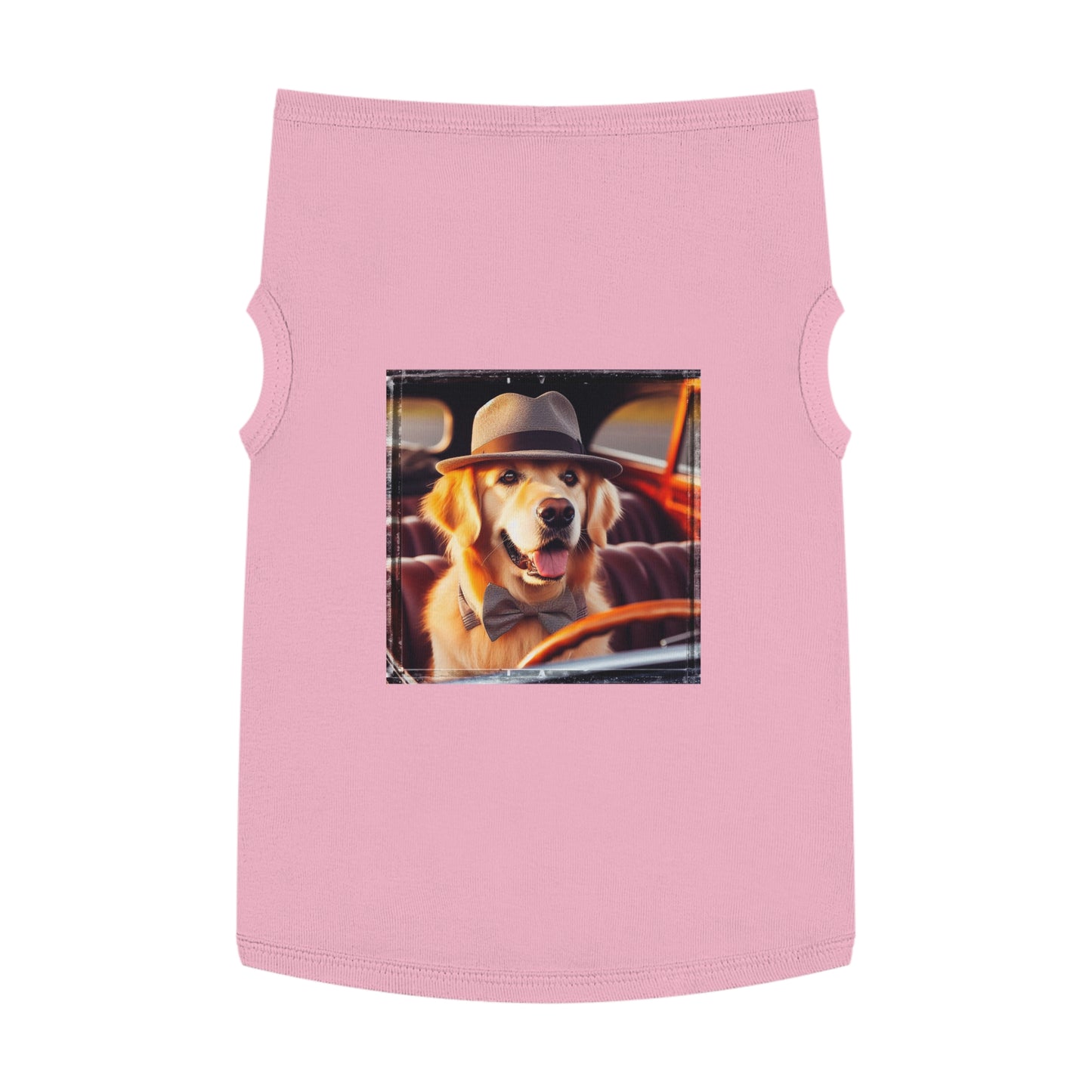 Golden Retriever pet tank top Pets Printify XL Pink 