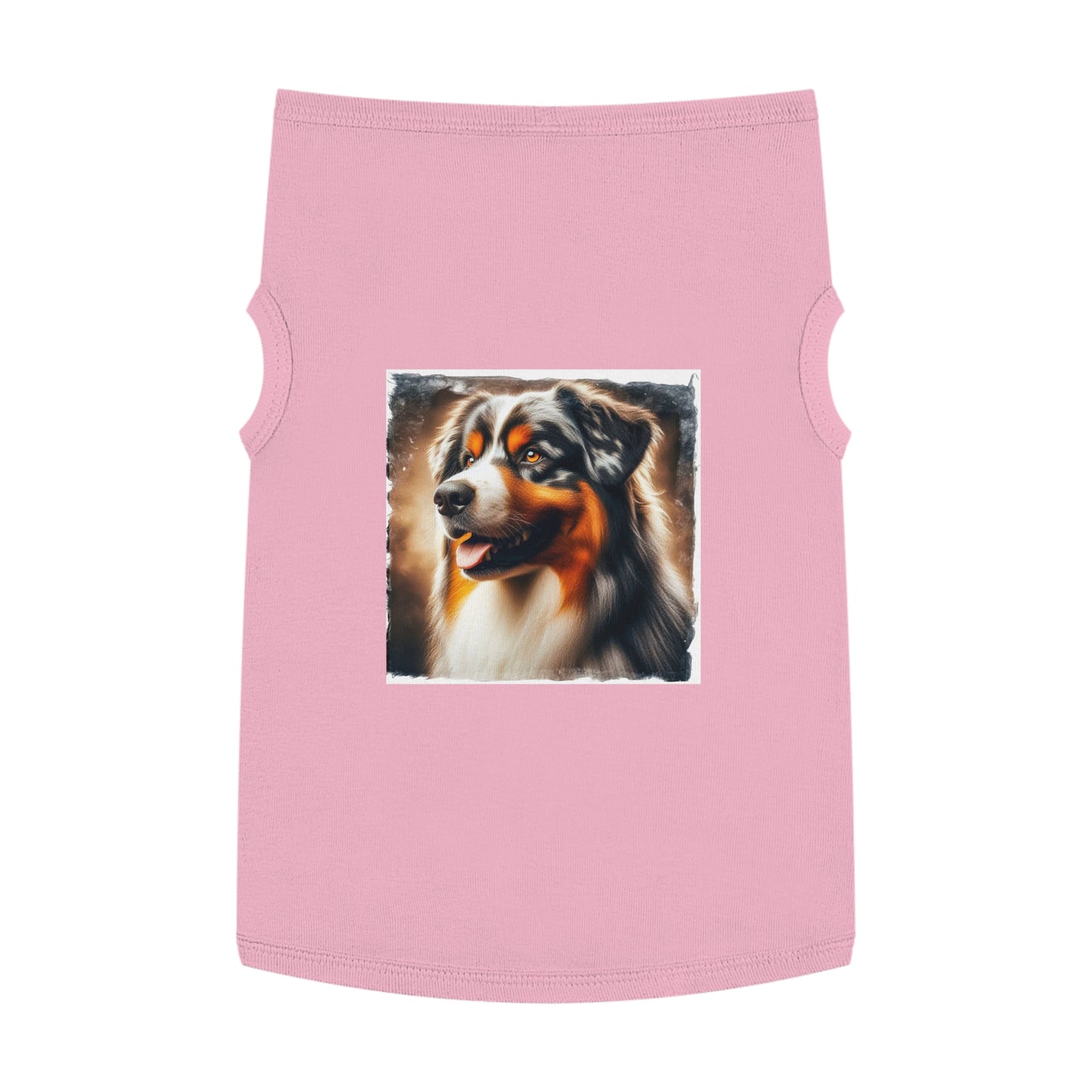 Pet Tank Top Australian Shepherd Pets Printify XL Pink 