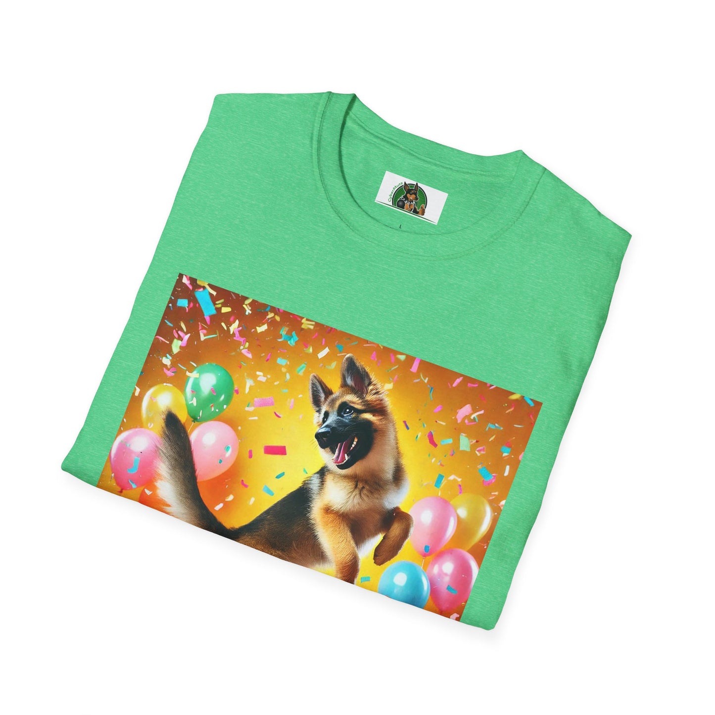 German Shepherd T-Shirt - Dancing Dog Design