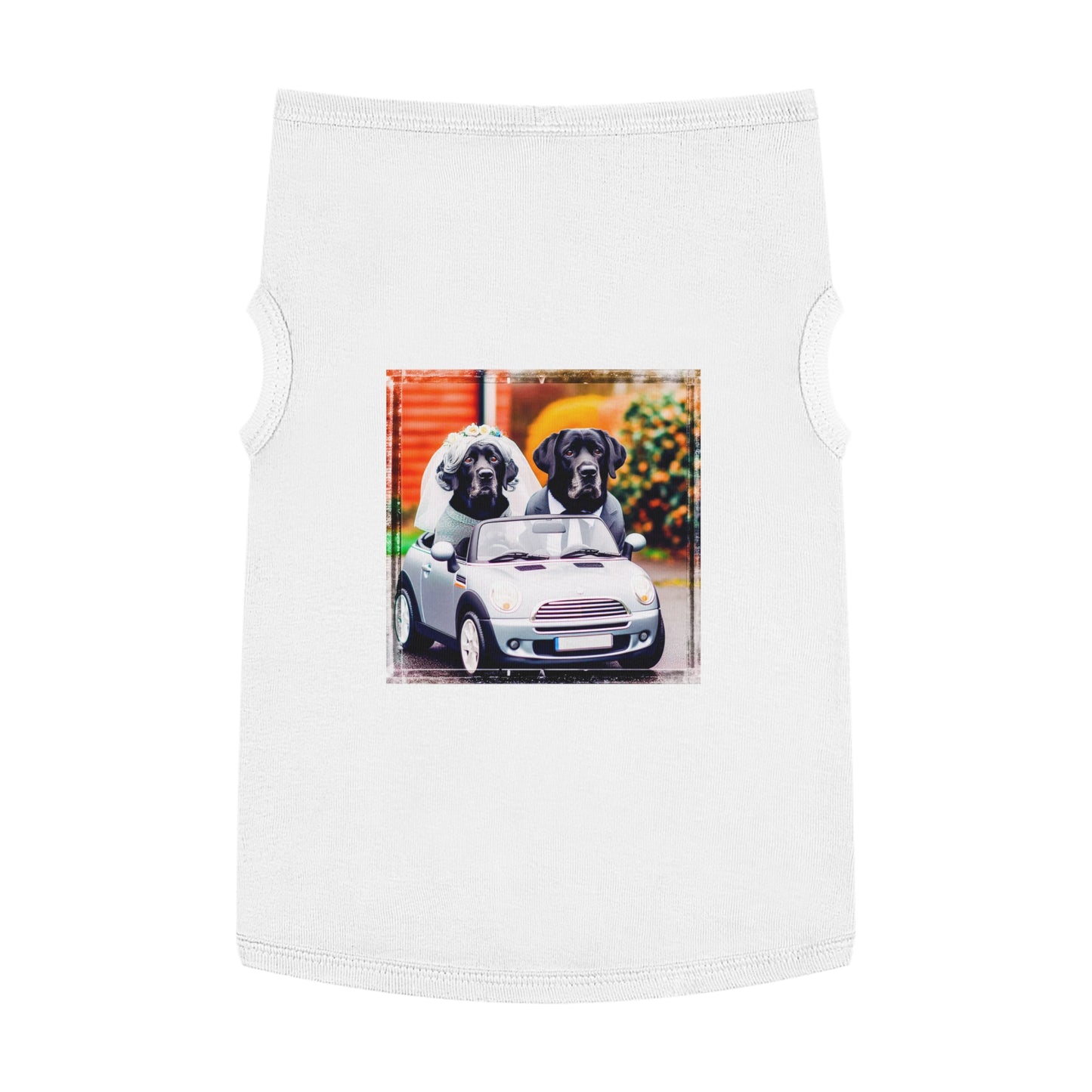 Wacky Pet Tank Top Labrador Retriever Pets Printify XL White 