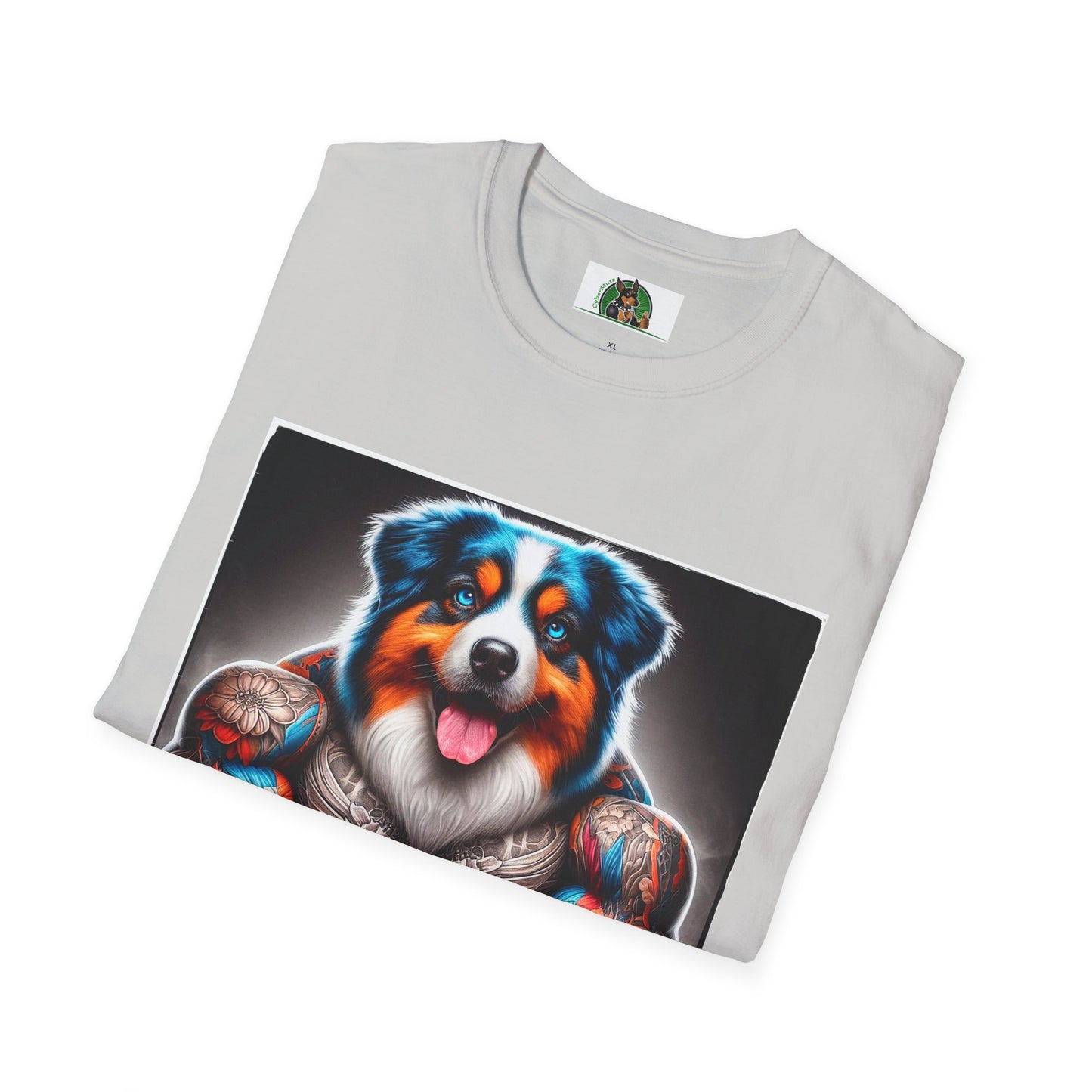 Australian Shepherd Bright Tattoo Buff Dog