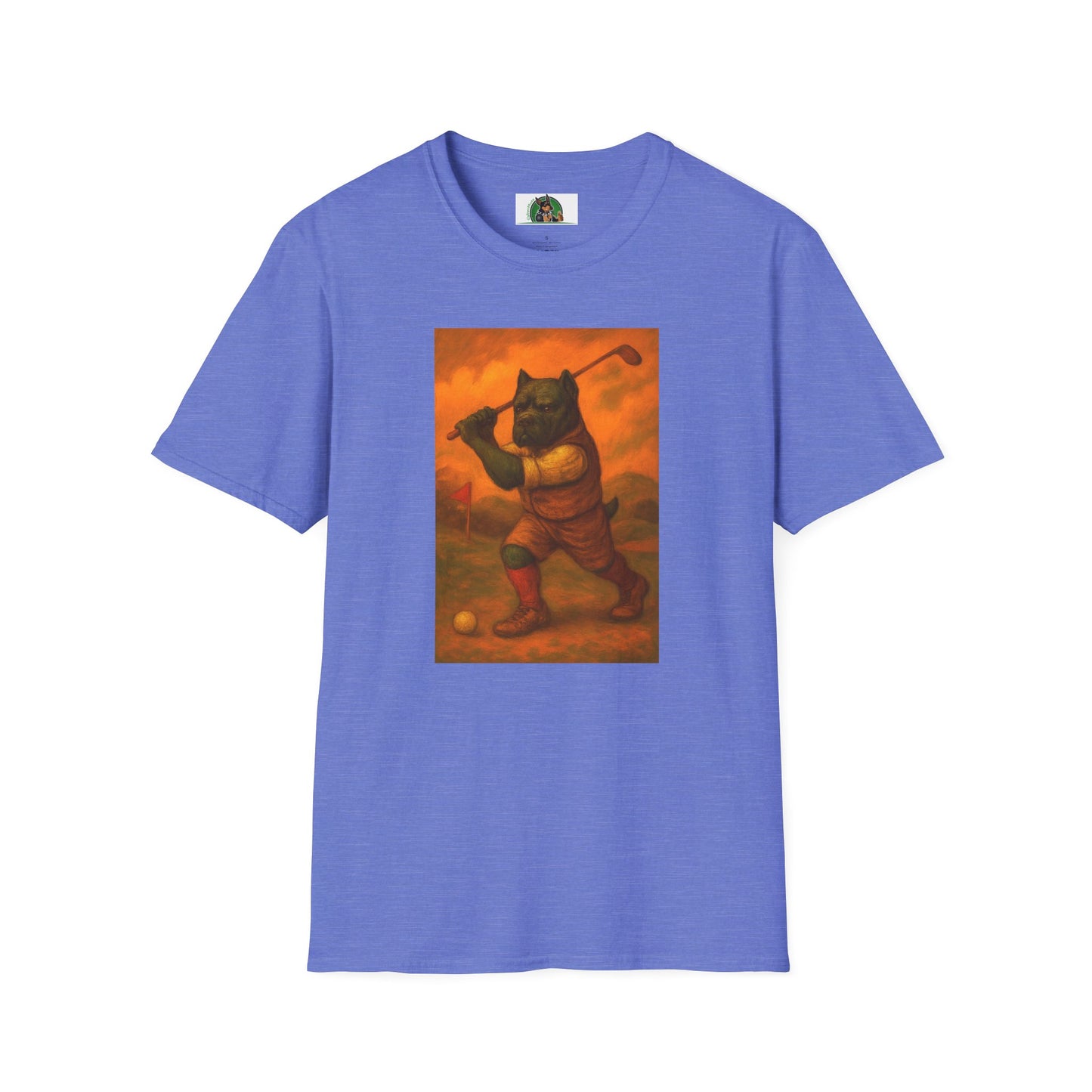 Cane Corso Sports Golf T-Shirt T-Shirt Printify Heather Royal S