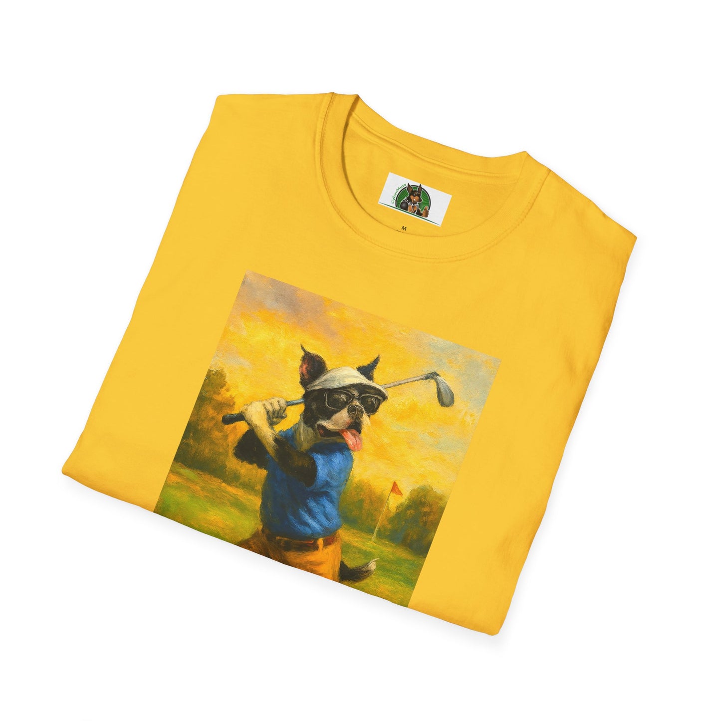 Sports Boston Terrier Golf T-Shirt