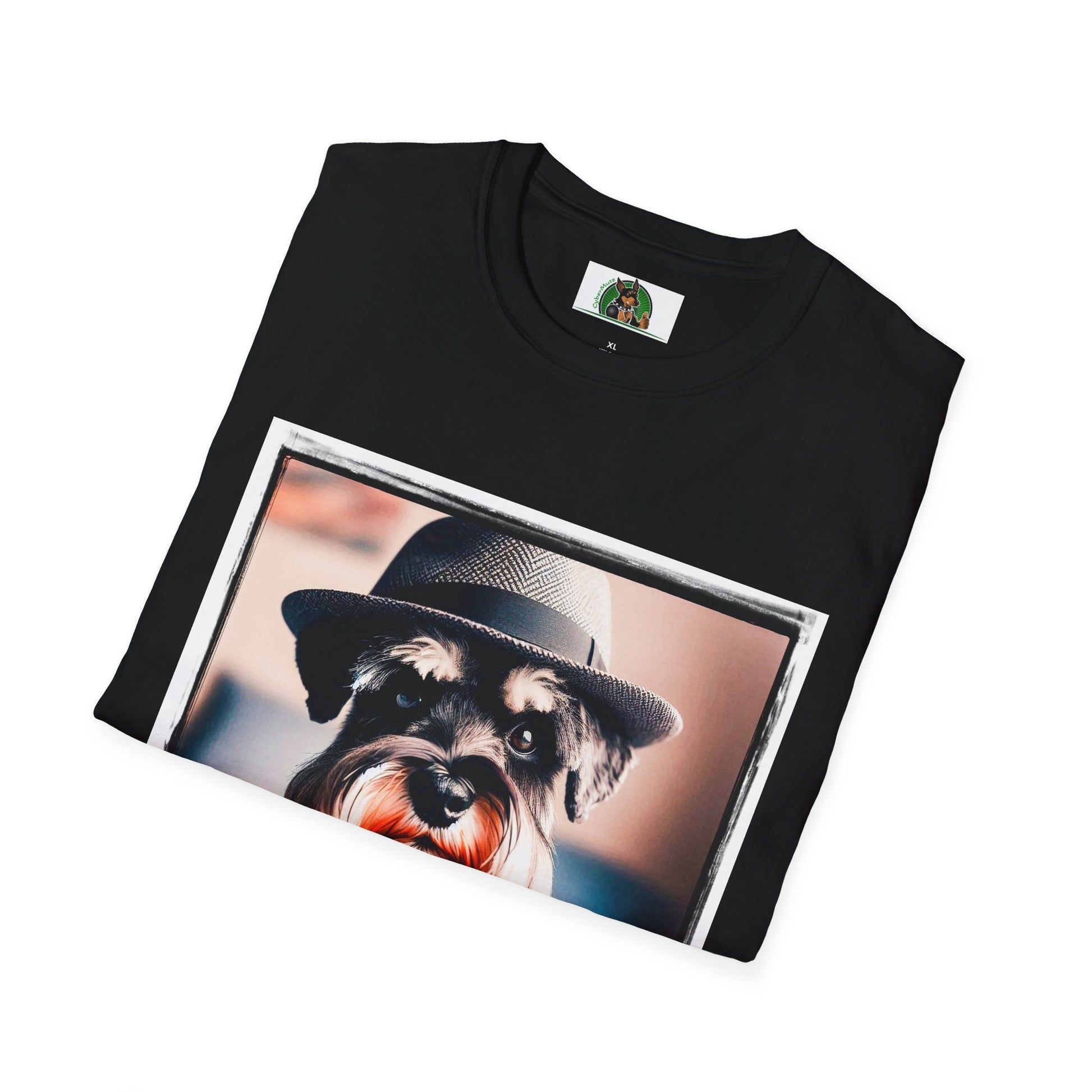 Schnauzer T-Shirt with Miniature Schnauzer Design T-Shirt Printify   