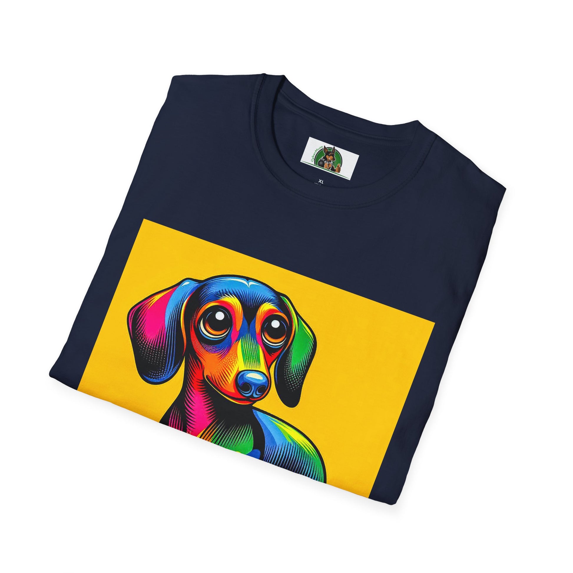Dachshund big eyes t shirt T-Shirt Printify