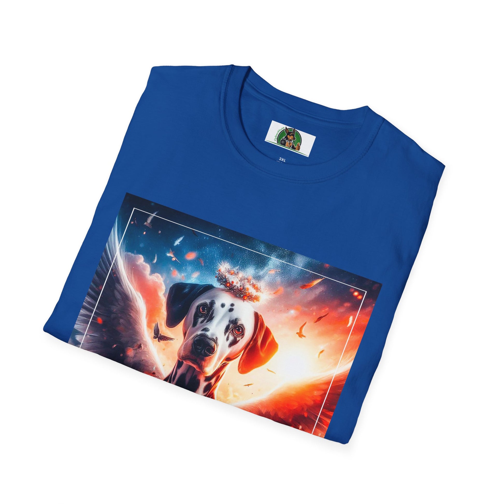 Dalmatian heavenly angel t shirt T-Shirt Printify