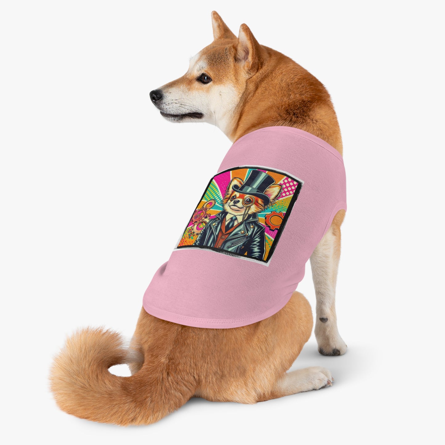 Pet Tank Top Chihuahua colorful gears t shirt