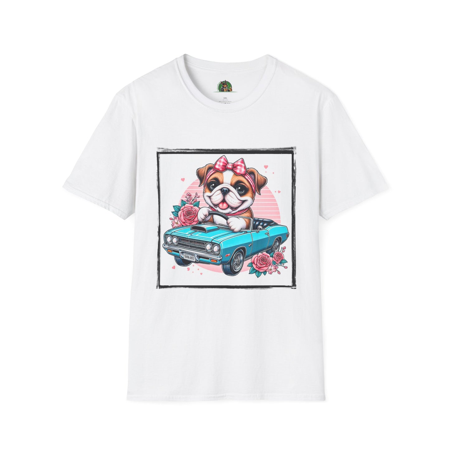 Wacky Bulldog T-Shirt Printify XS White